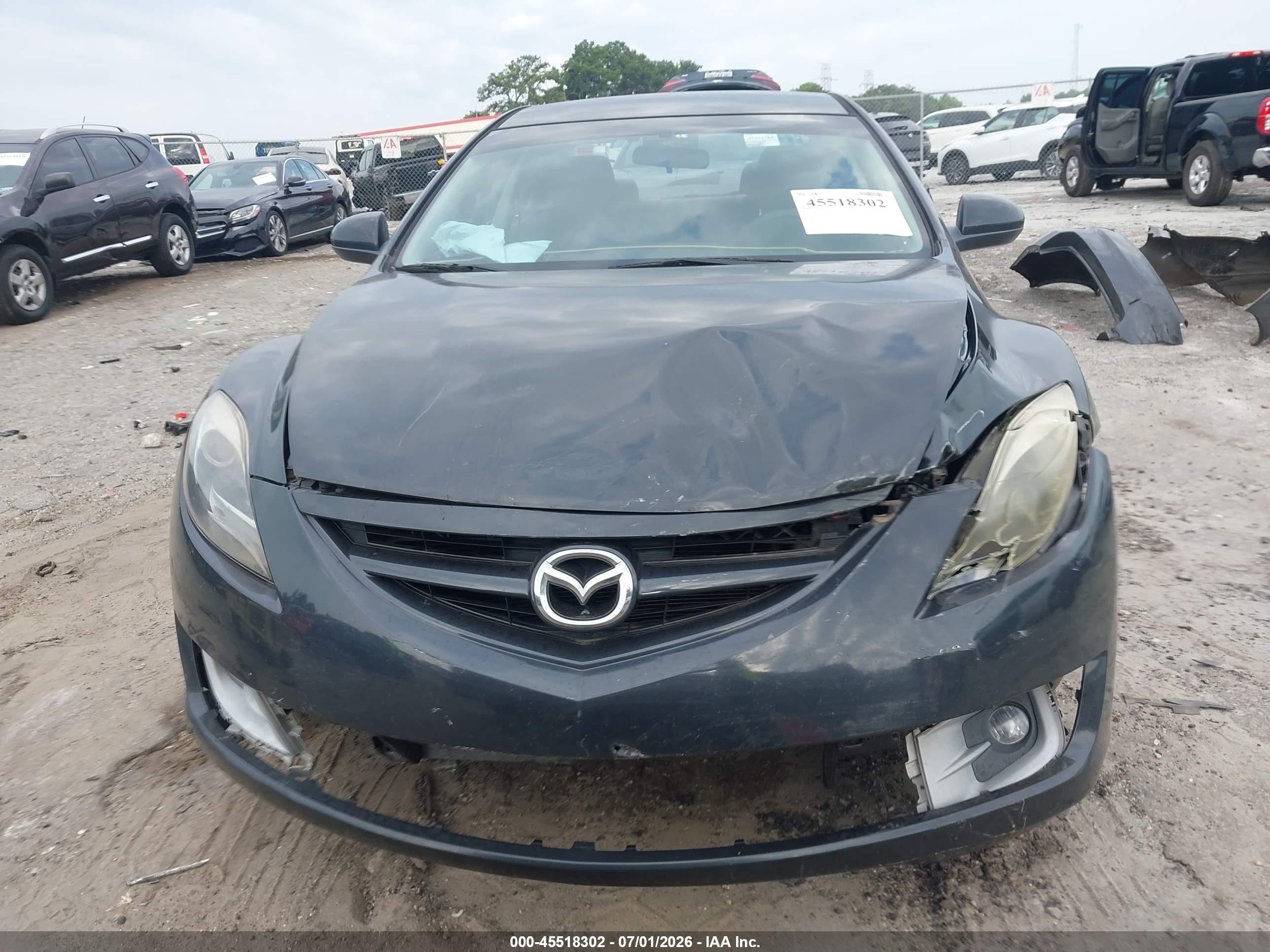 2013 Mazda Mazda6 I Sport Gray vin: 1YVHZ8BH0D5M16451