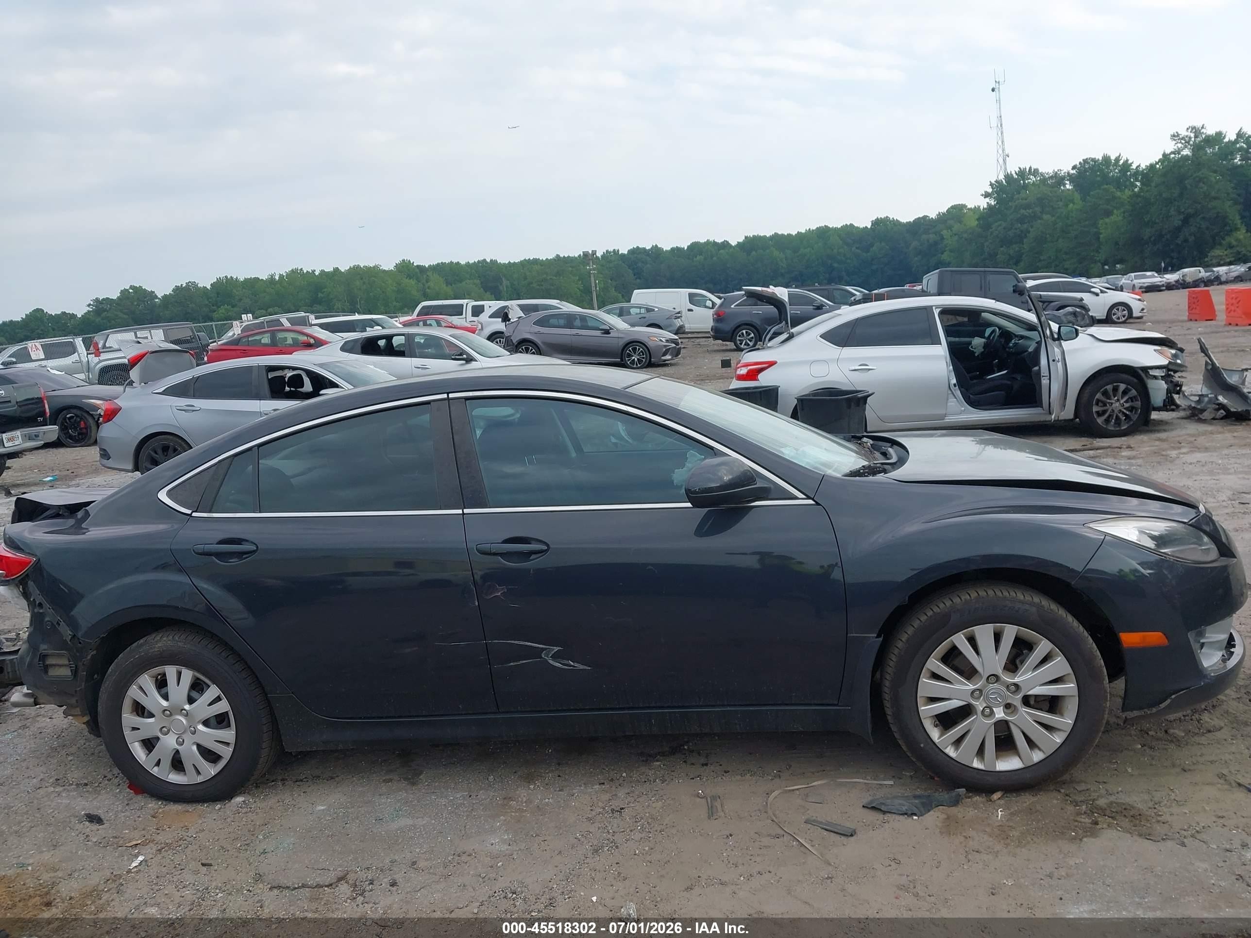 2013 Mazda Mazda6 I Sport Gray vin: 1YVHZ8BH0D5M16451