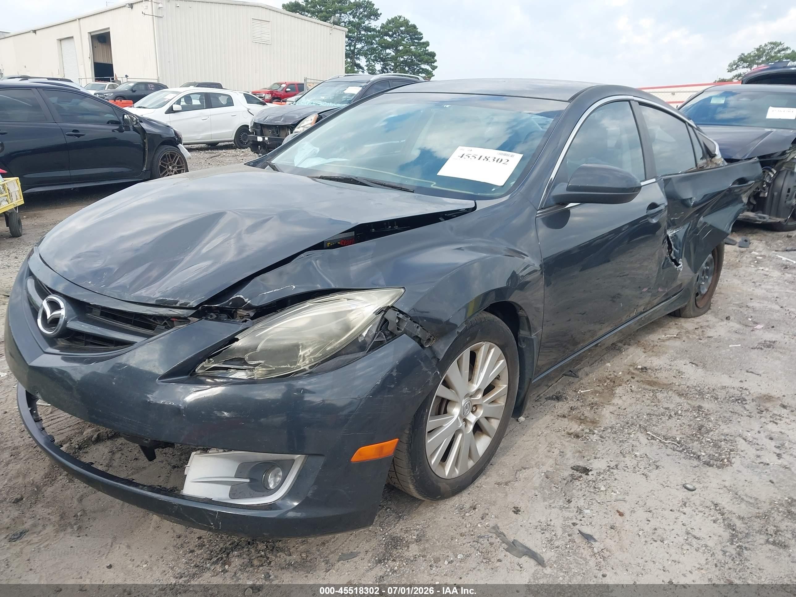 2013 Mazda Mazda6 I Sport Gray vin: 1YVHZ8BH0D5M16451