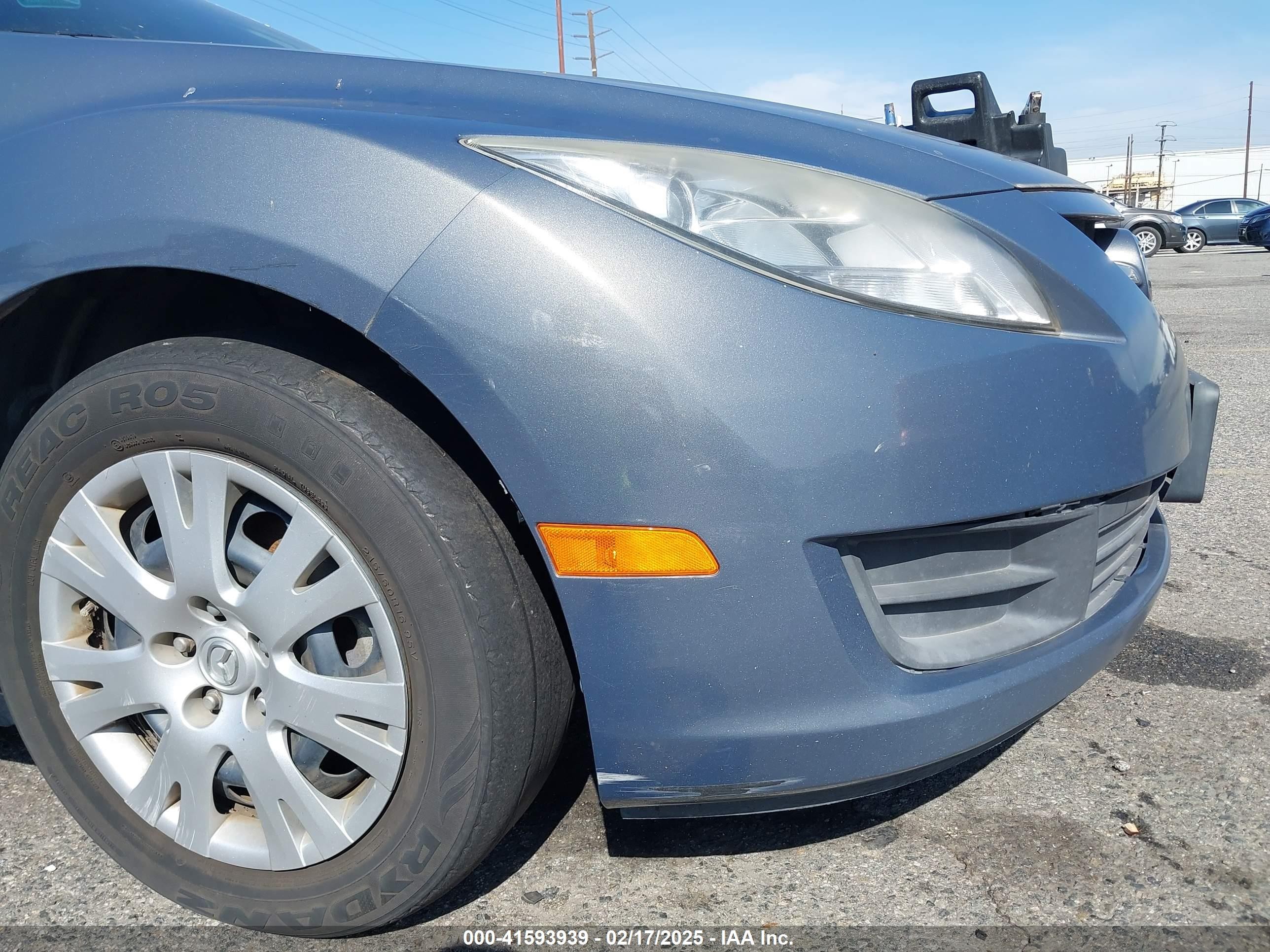 2010 Mazda Mazda6 I Sport Blue vin: 1YVHZ8BH1A5M04370