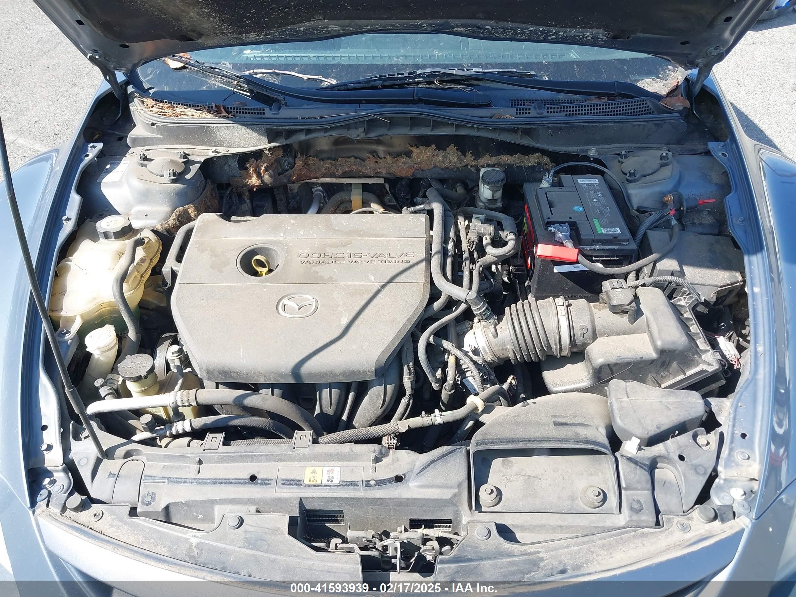 2010 Mazda Mazda6 I Sport Blue vin: 1YVHZ8BH1A5M04370