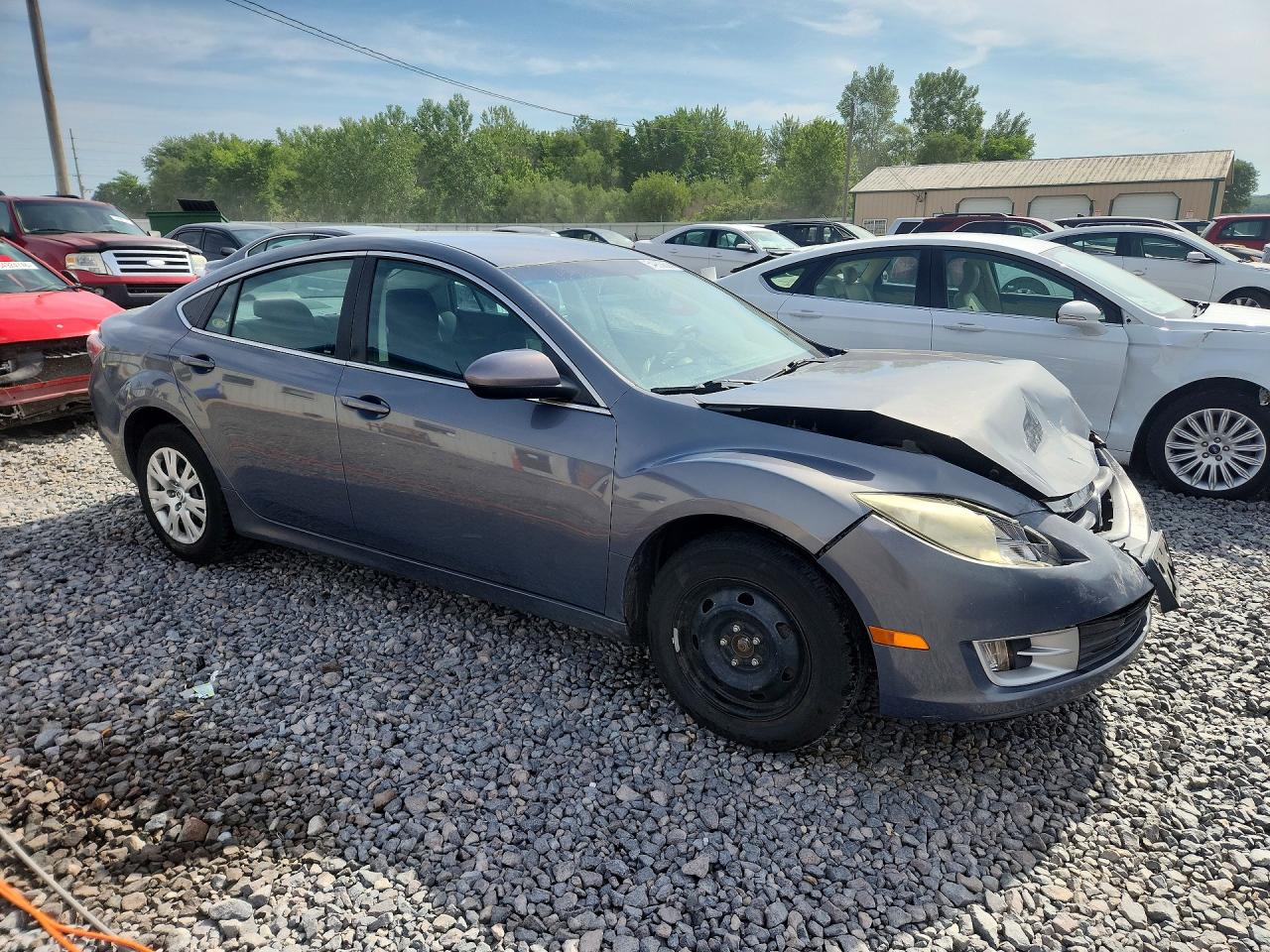 2010 Mazda 6 I Blue vin: 1YVHZ8BH1A5M21654