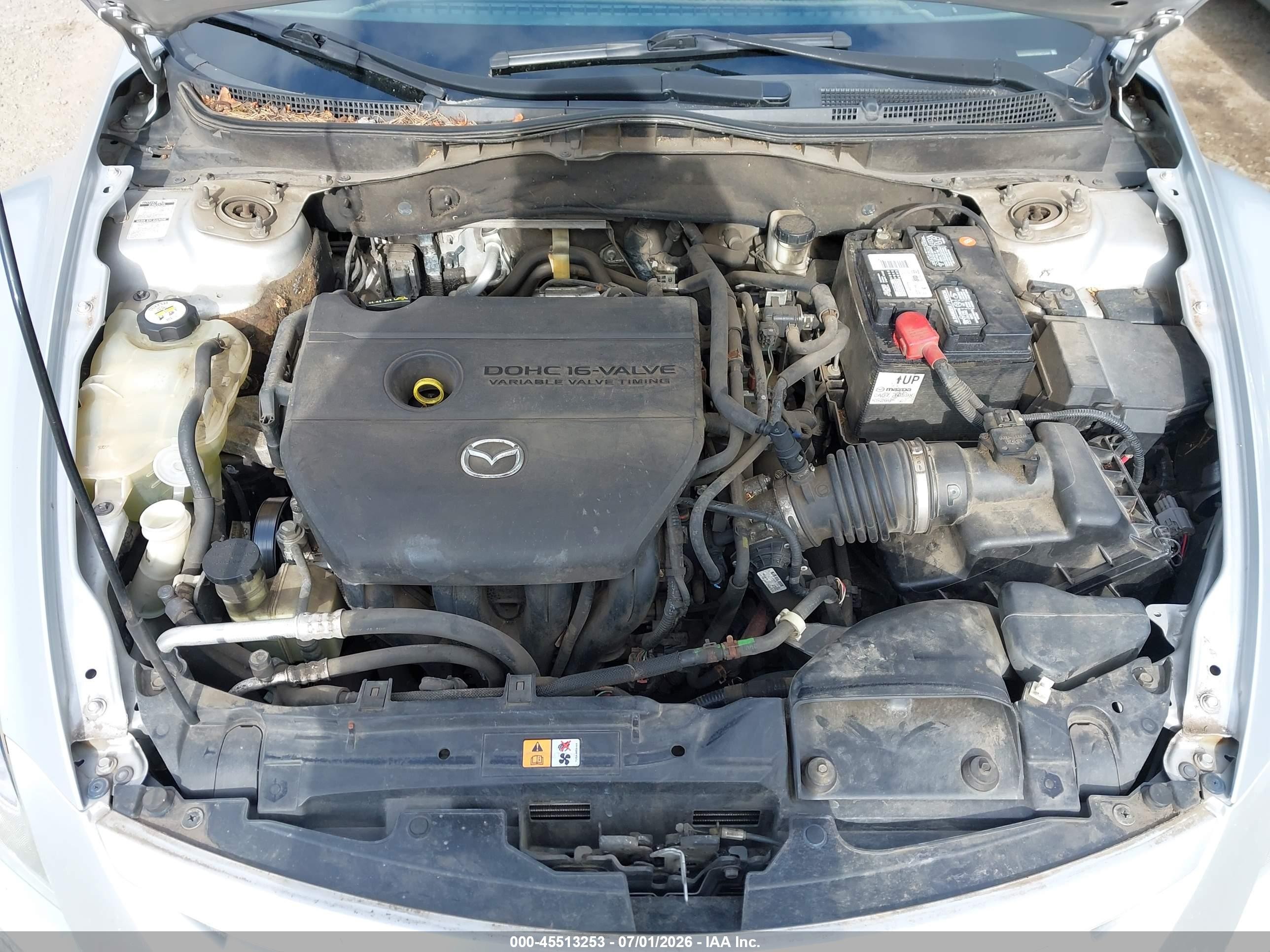 2010 Mazda Mazda6 I Sport Silver vin: 1YVHZ8BH1A5M23498