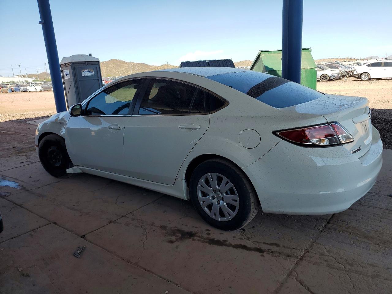 2010 Mazda 6 I White vin: 1YVHZ8BH1A5M50538