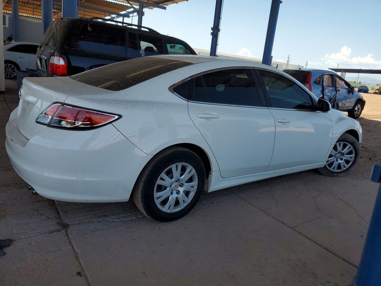 2010 Mazda 6 I White vin: 1YVHZ8BH1A5M50538