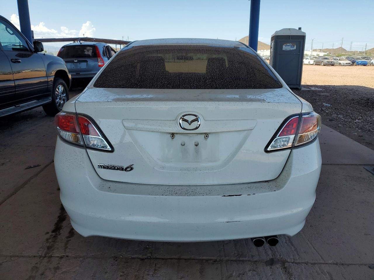2010 Mazda 6 I White vin: 1YVHZ8BH1A5M50538