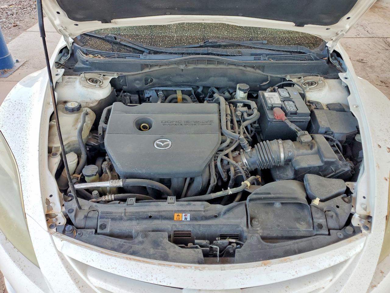 2010 Mazda 6 I White vin: 1YVHZ8BH1A5M50538