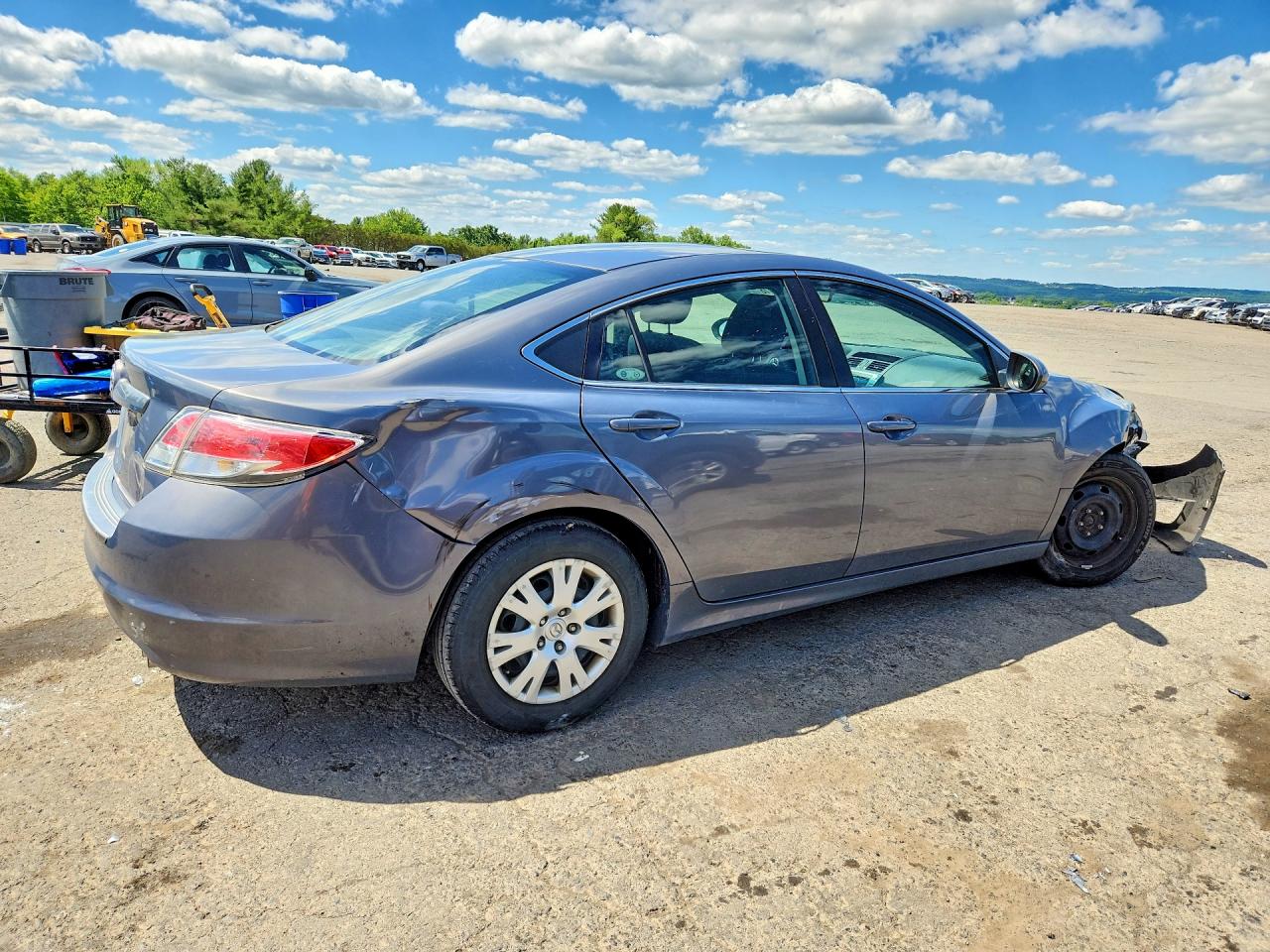 2011 Mazda 6 I Gray vin: 1YVHZ8BH1B5M01843