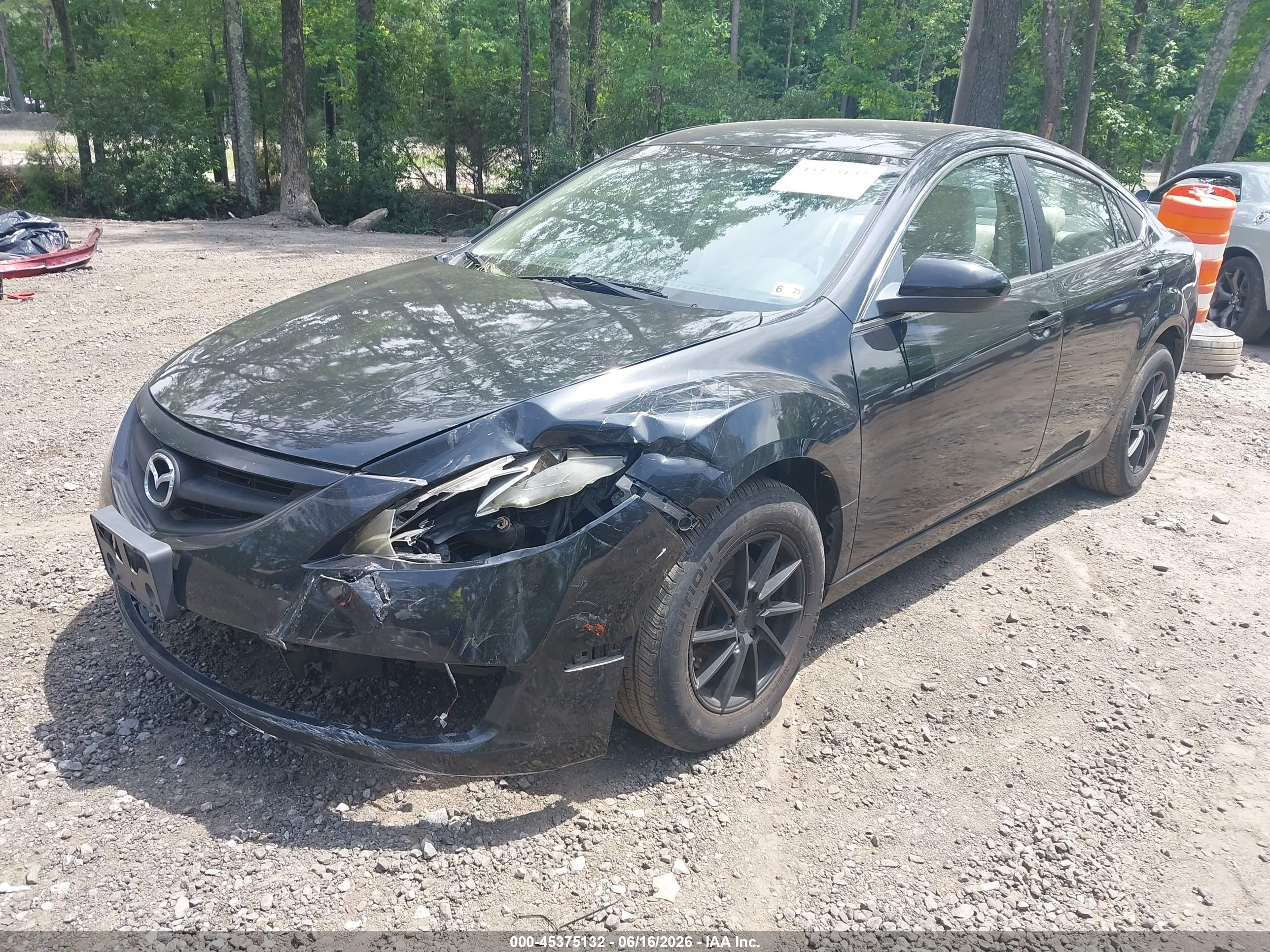 2012 Mazda Mazda6 I Sport Black vin: 1YVHZ8BH1C5M07370