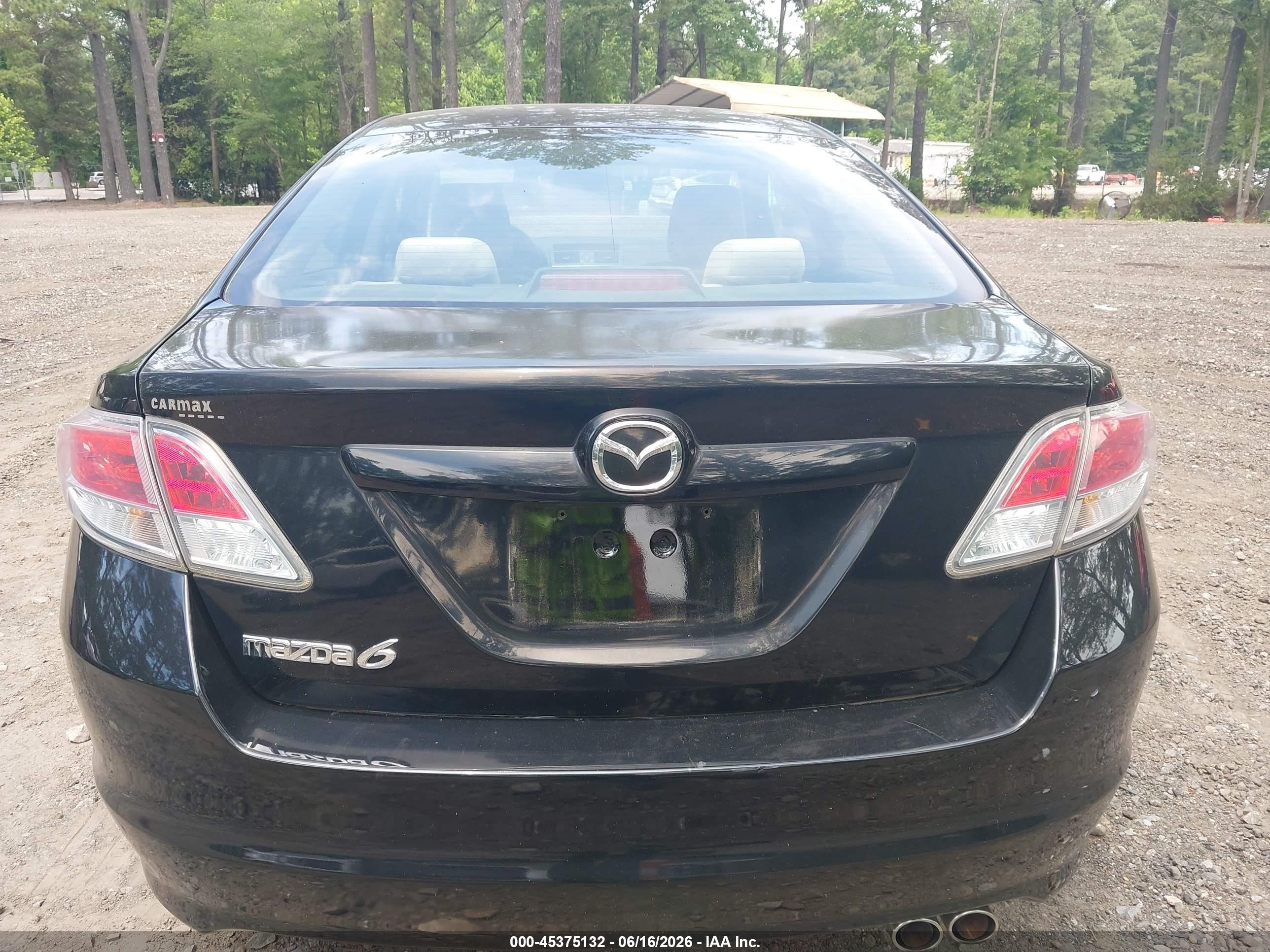 2012 Mazda Mazda6 I Sport Black vin: 1YVHZ8BH1C5M07370
