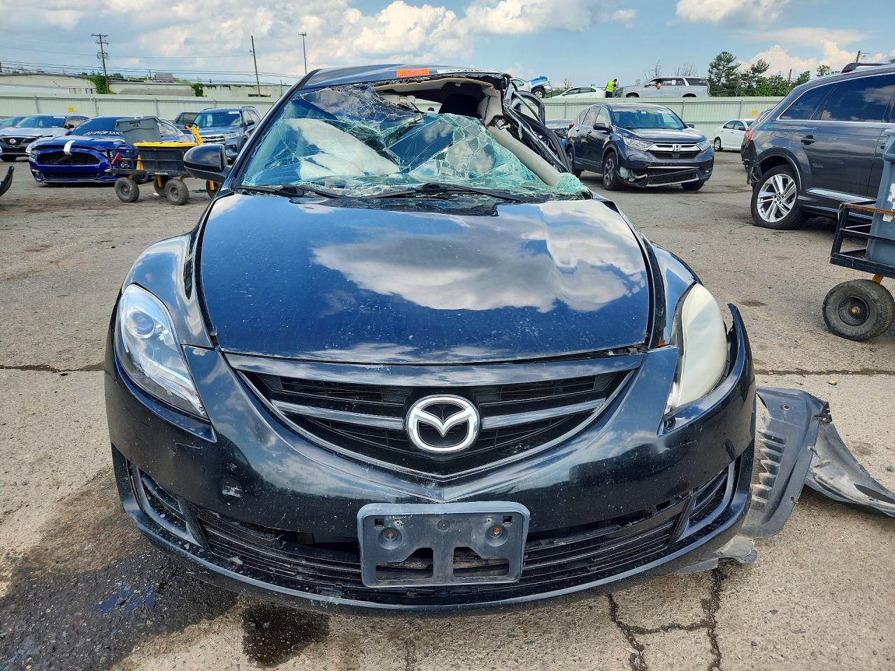 2012 Mazda 6 I Black vin: 1YVHZ8BH1C5M13041