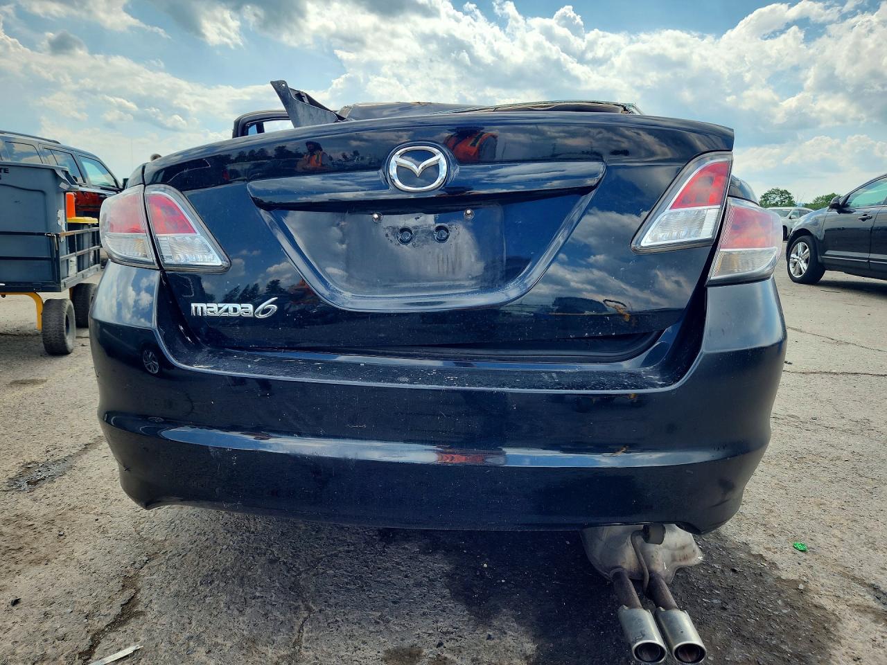 2012 Mazda 6 I Black vin: 1YVHZ8BH1C5M13041
