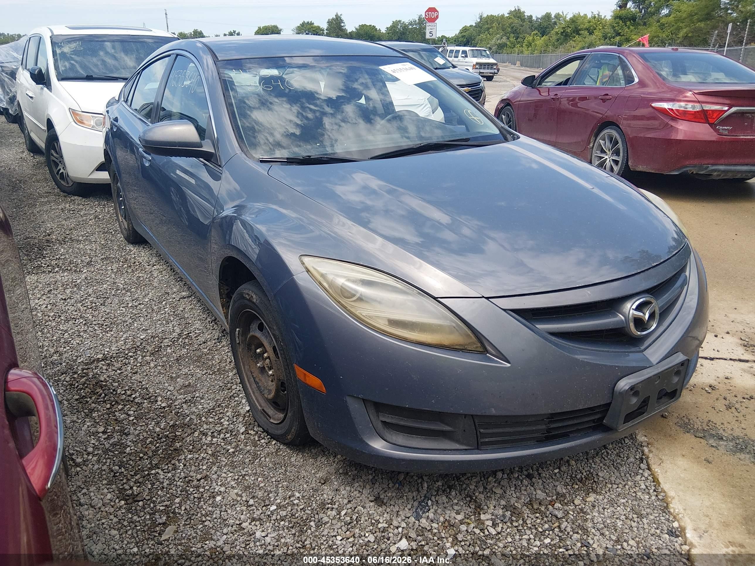 2010 Mazda Mazda6   Gray vin: 1YVHZ8BH2A5M33716