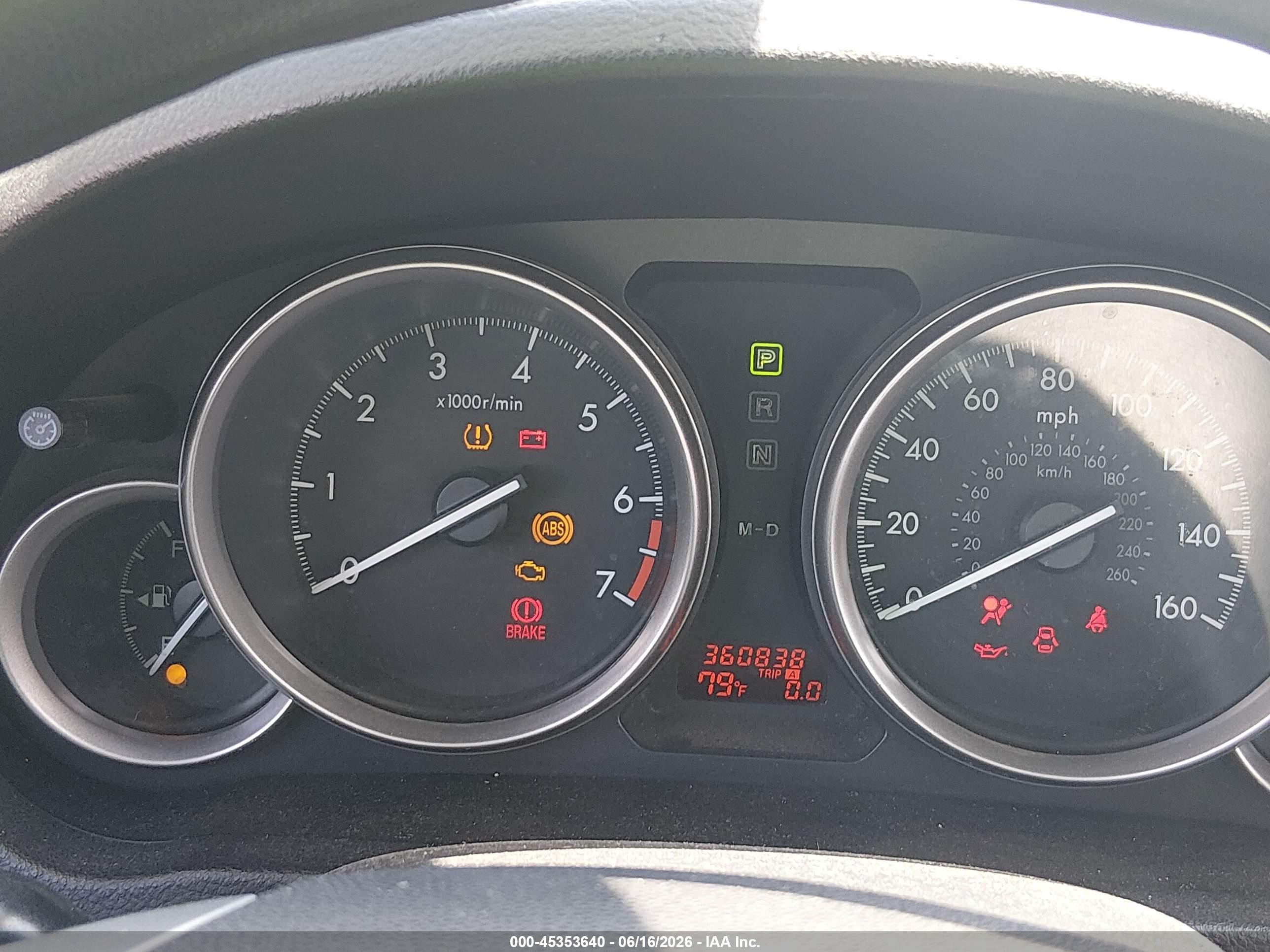 2010 Mazda Mazda6   Gray vin: 1YVHZ8BH2A5M33716