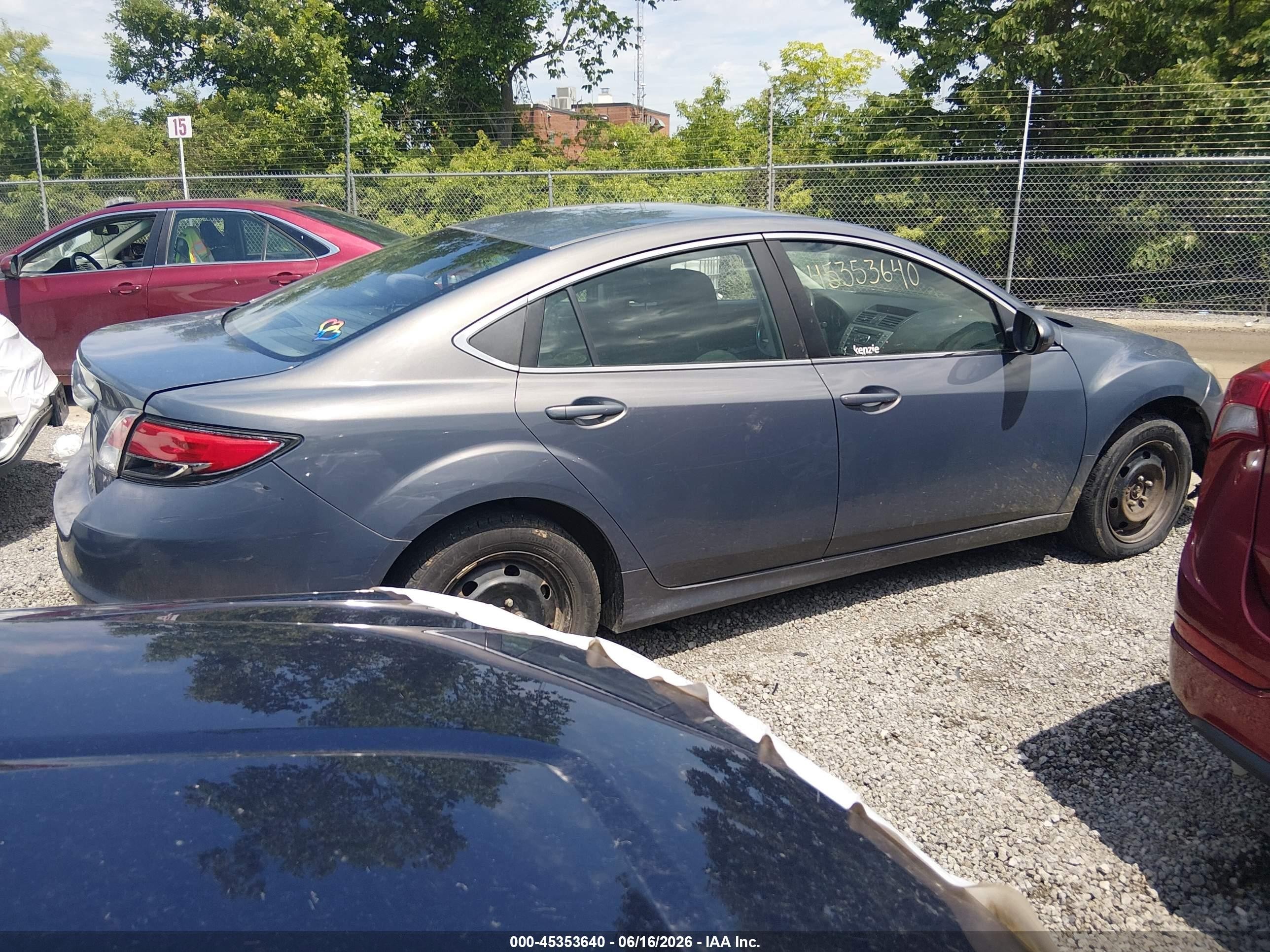 2010 Mazda Mazda6   Gray vin: 1YVHZ8BH2A5M33716
