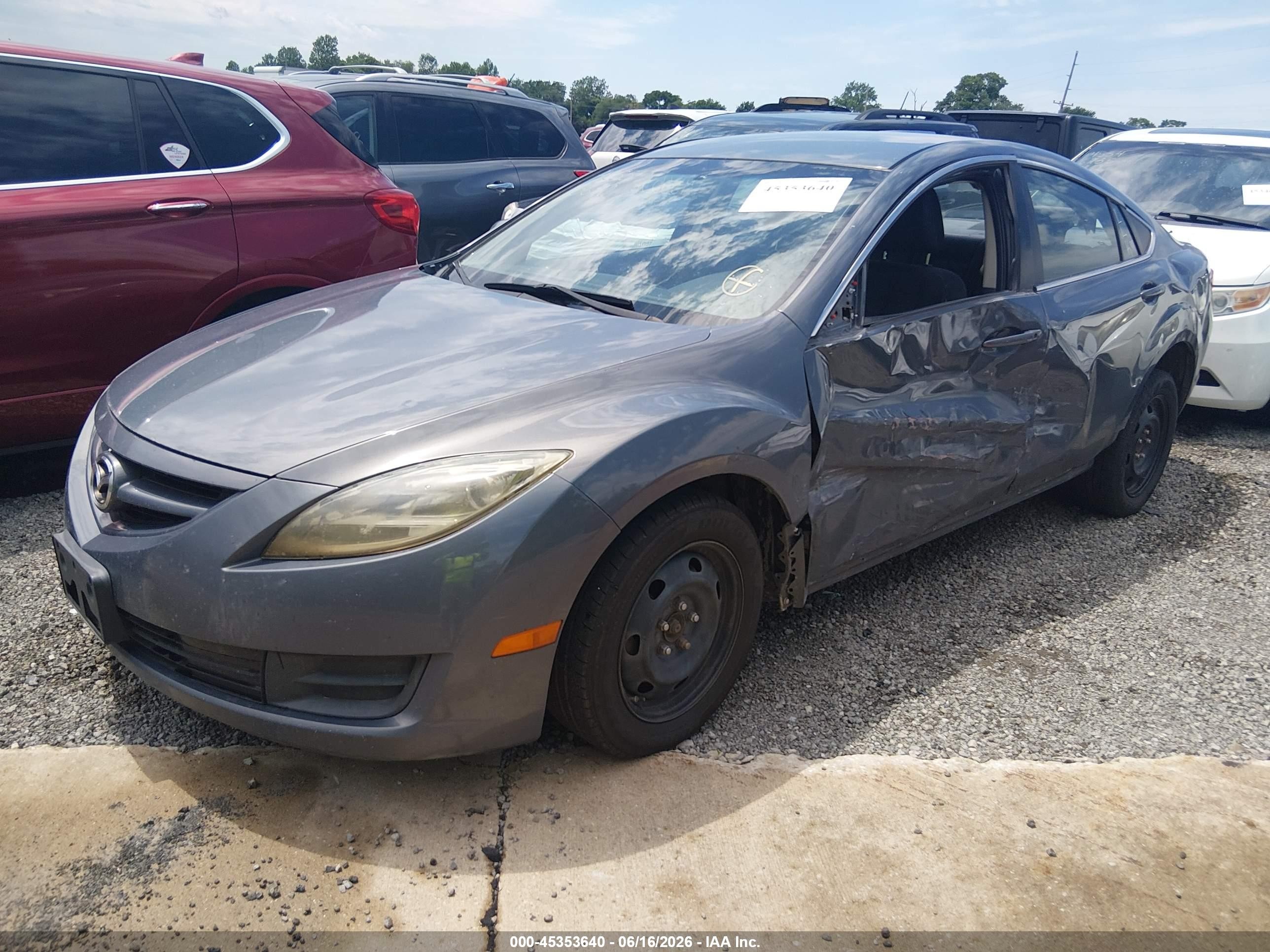 2010 Mazda Mazda6   Gray vin: 1YVHZ8BH2A5M33716