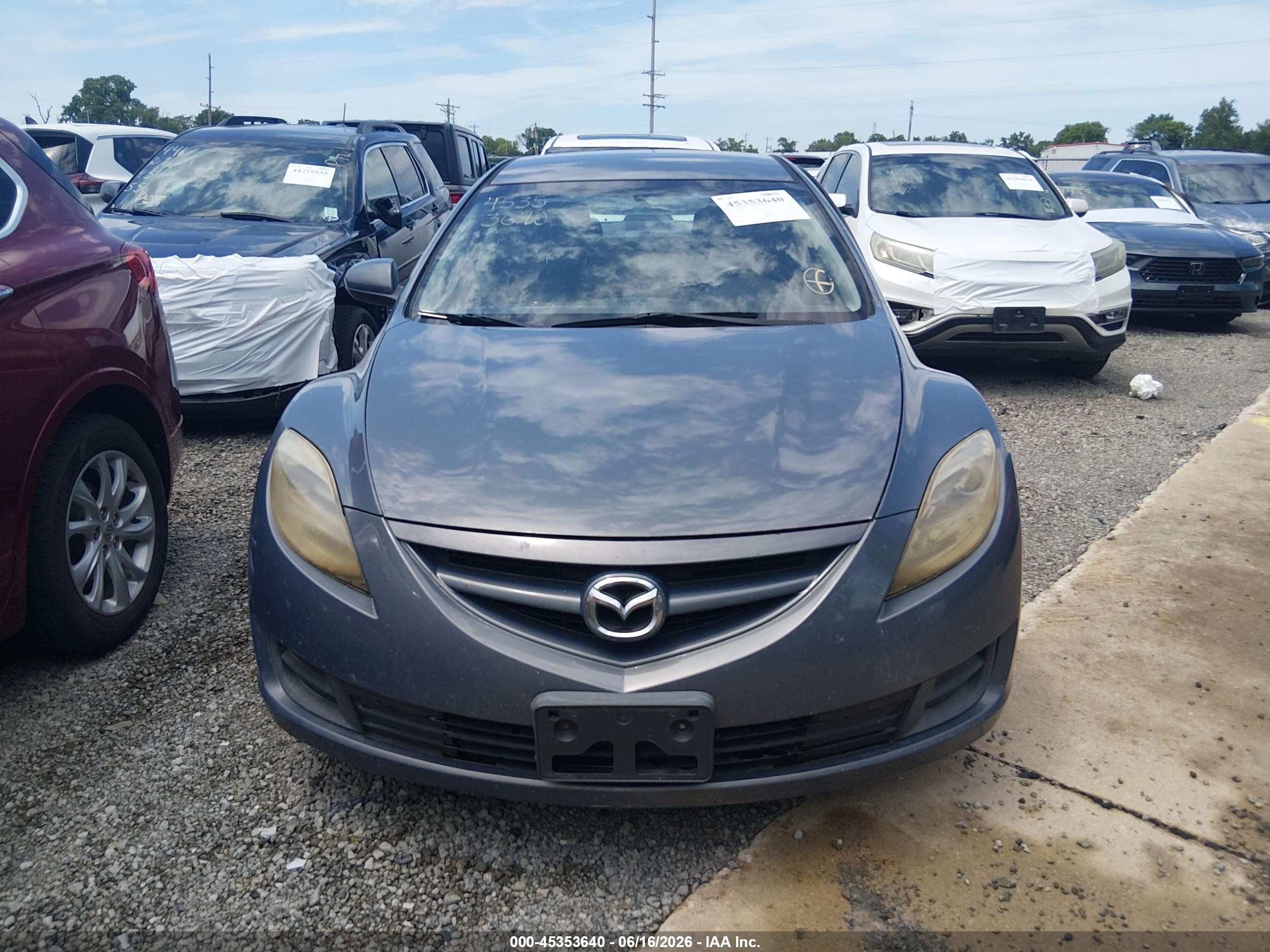 2010 Mazda Mazda6   Gray vin: 1YVHZ8BH2A5M33716