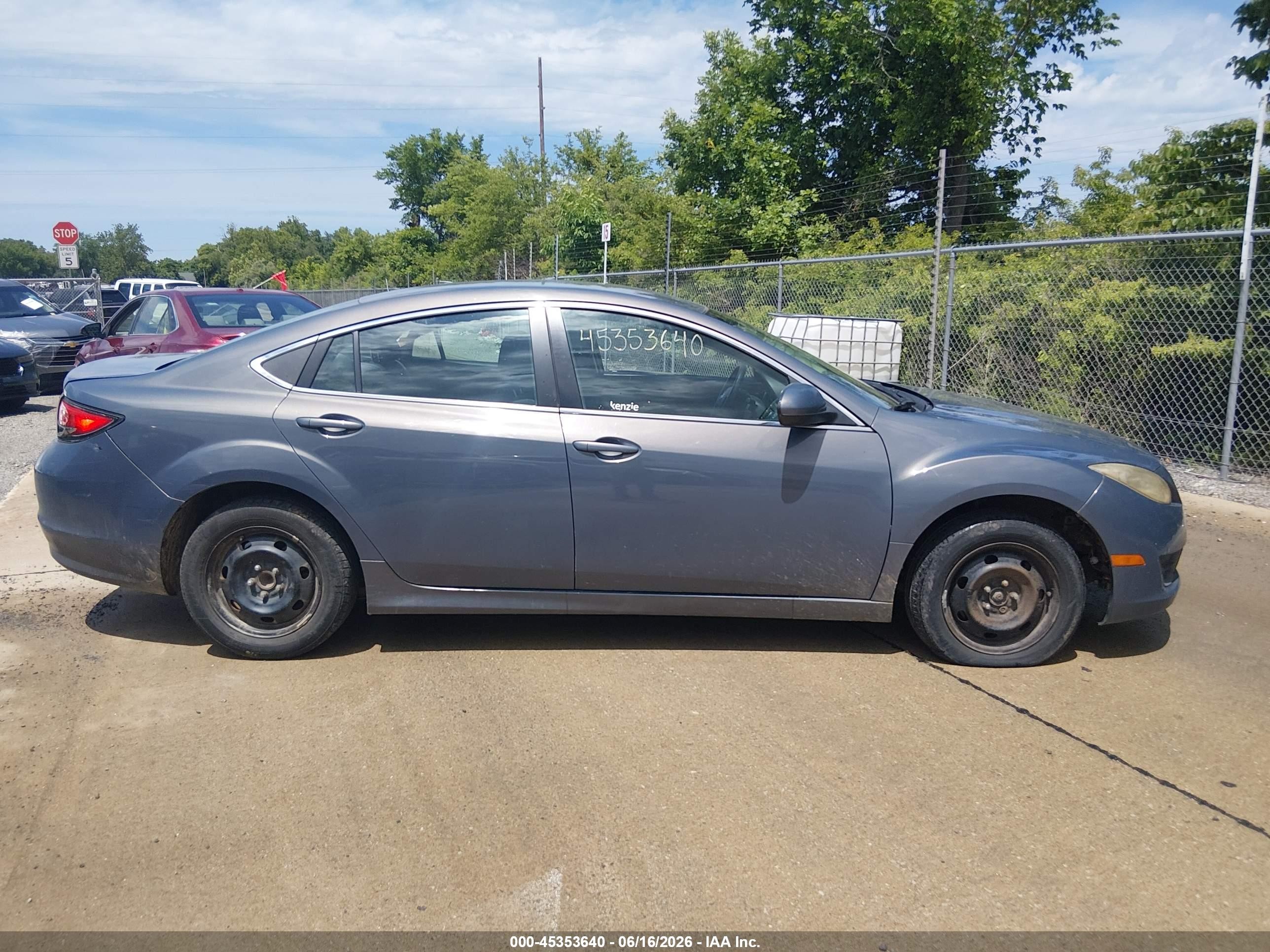 2010 Mazda Mazda6   Gray vin: 1YVHZ8BH2A5M33716