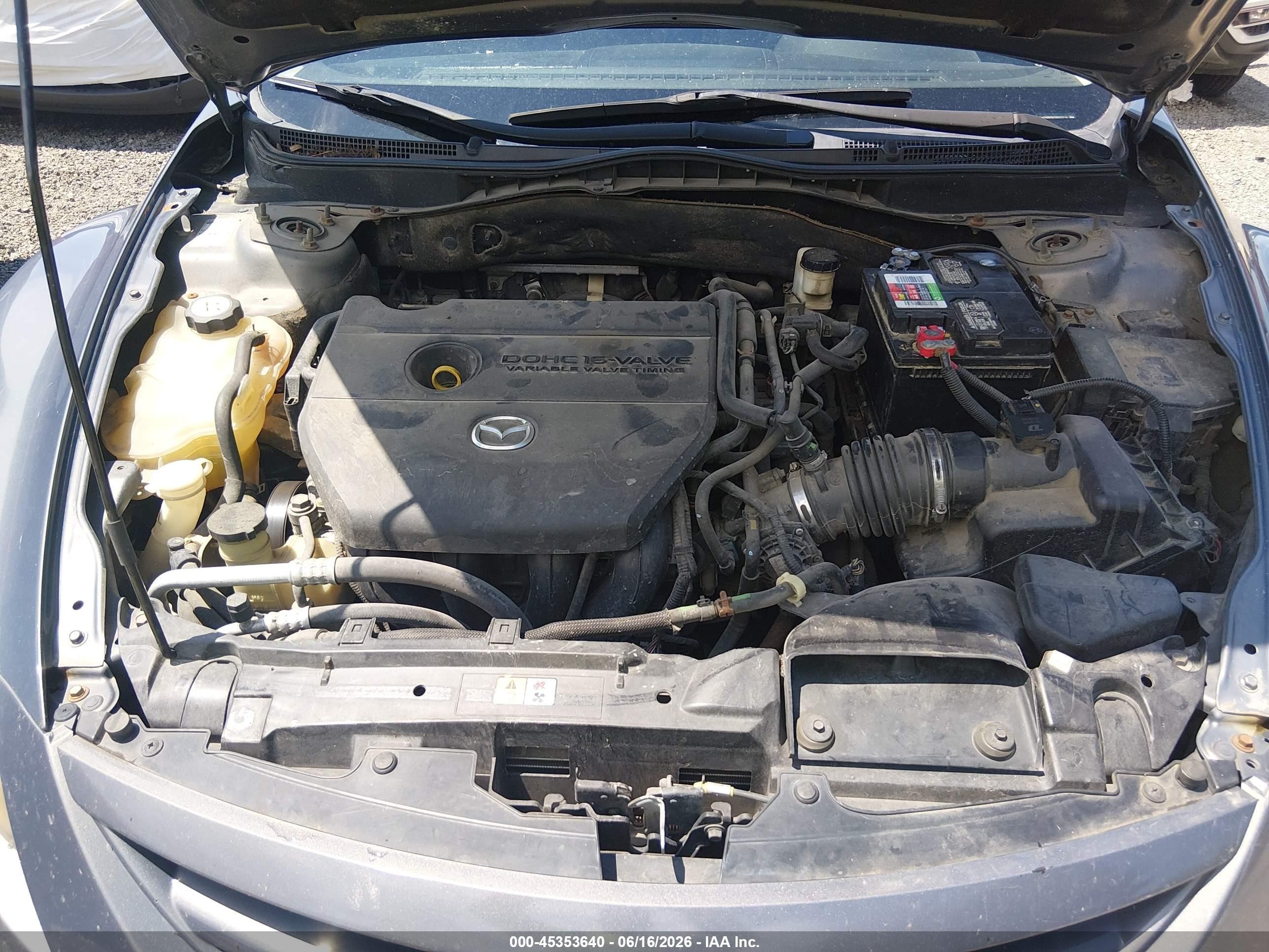 2010 Mazda Mazda6   Gray vin: 1YVHZ8BH2A5M33716