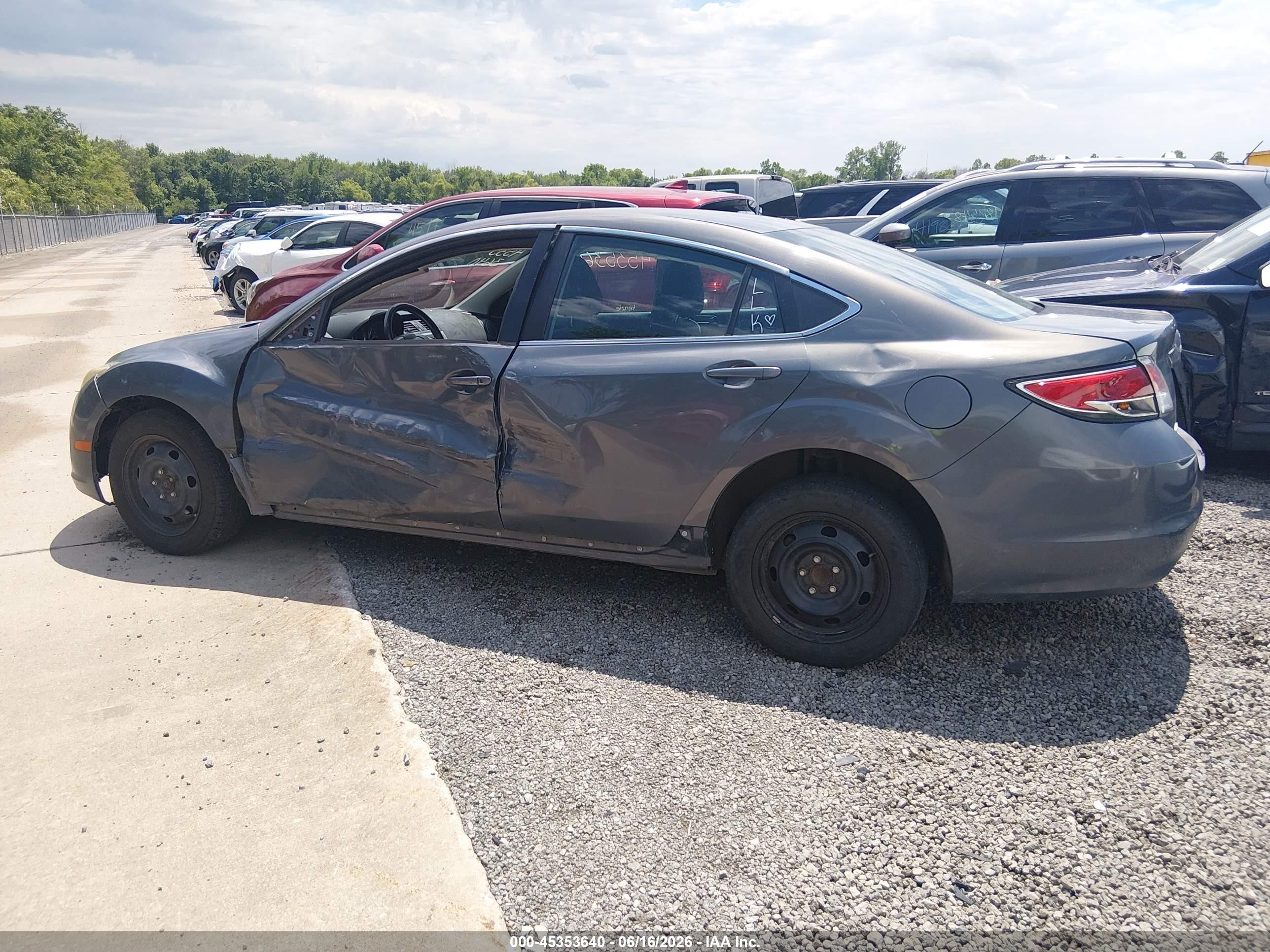 2010 Mazda Mazda6   Gray vin: 1YVHZ8BH2A5M33716