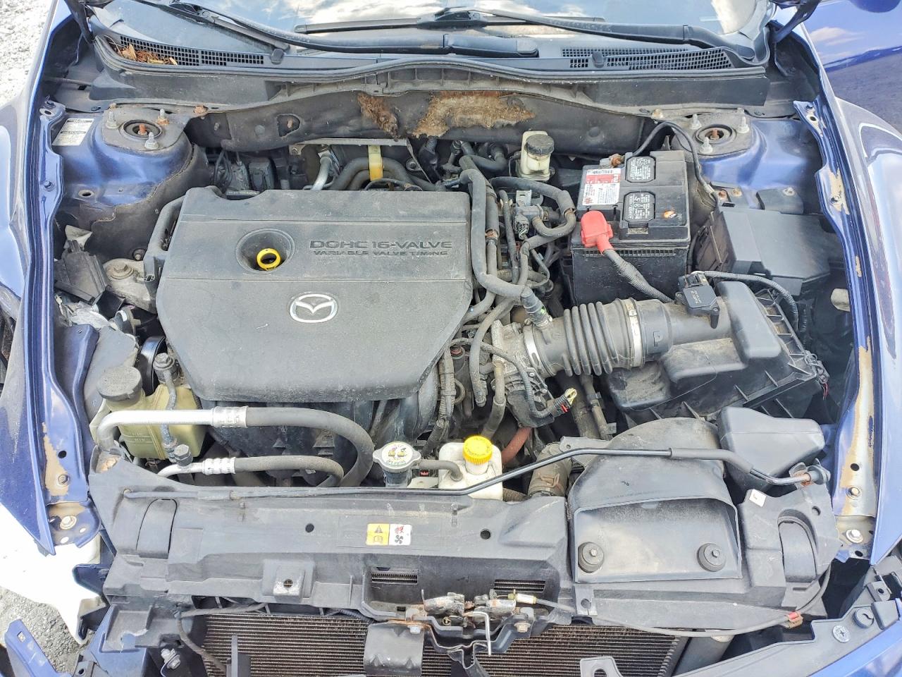 2011 Mazda 6 I Blue vin: 1YVHZ8BH2B5M08168