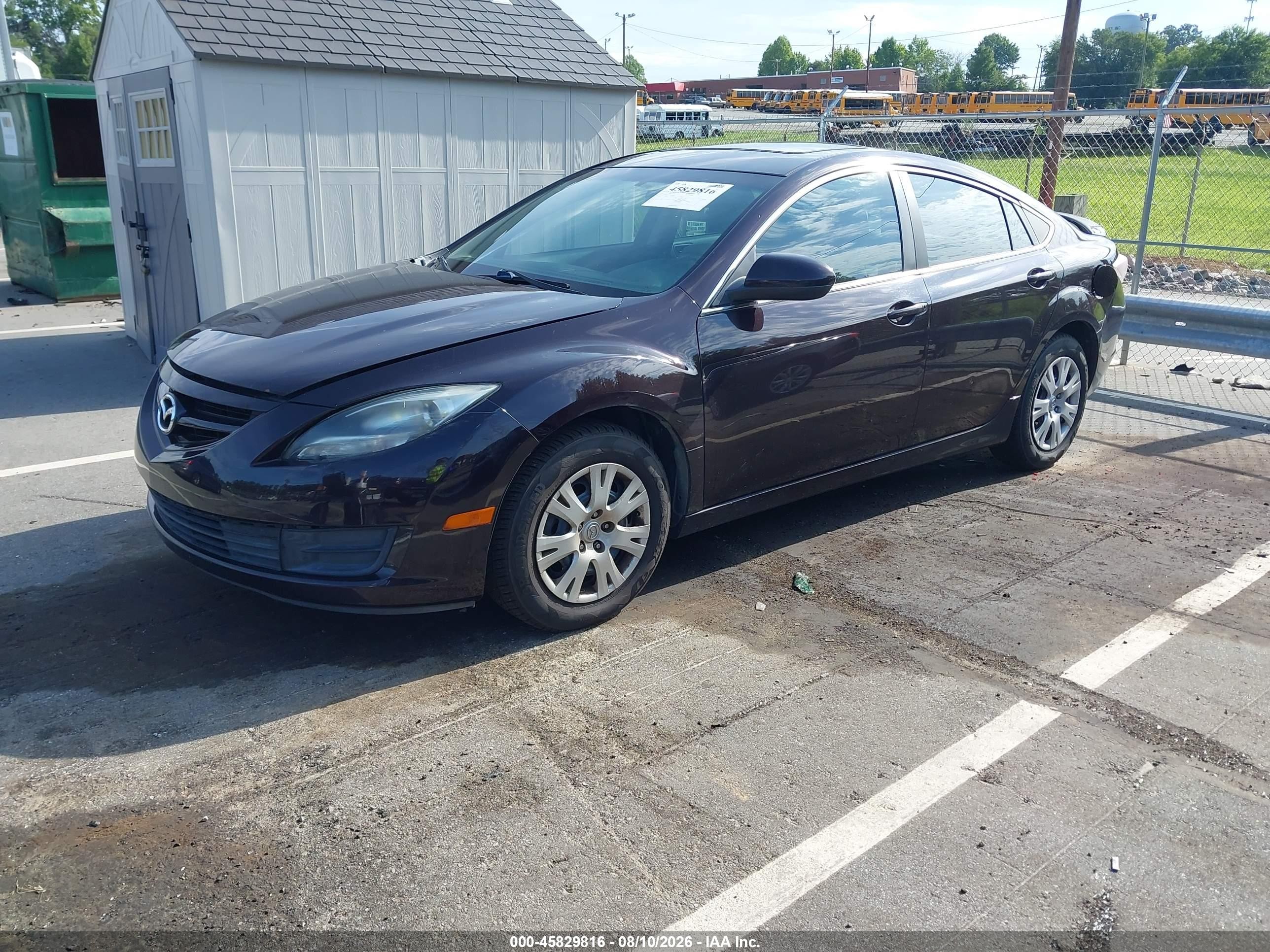2011 Mazda Mazda6 I Sport Burgundy vin: 1YVHZ8BH2B5M09157