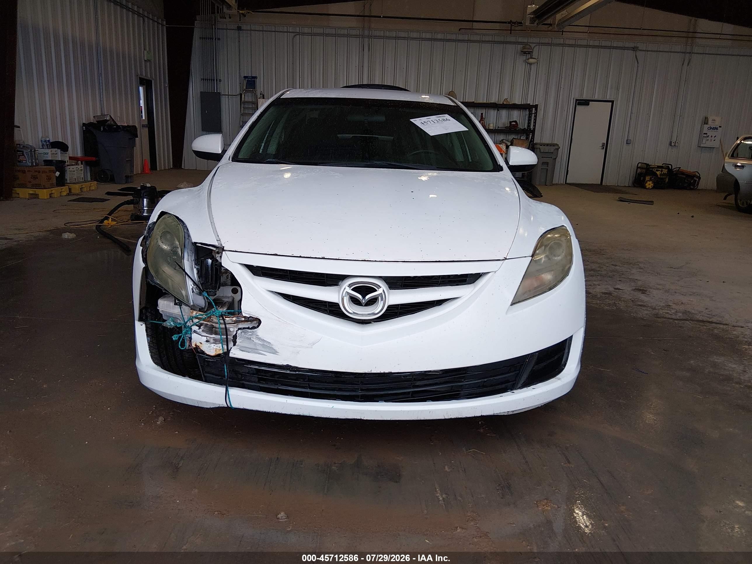 2011 Mazda Mazda6 I Sport White vin: 1YVHZ8BH2B5M11121