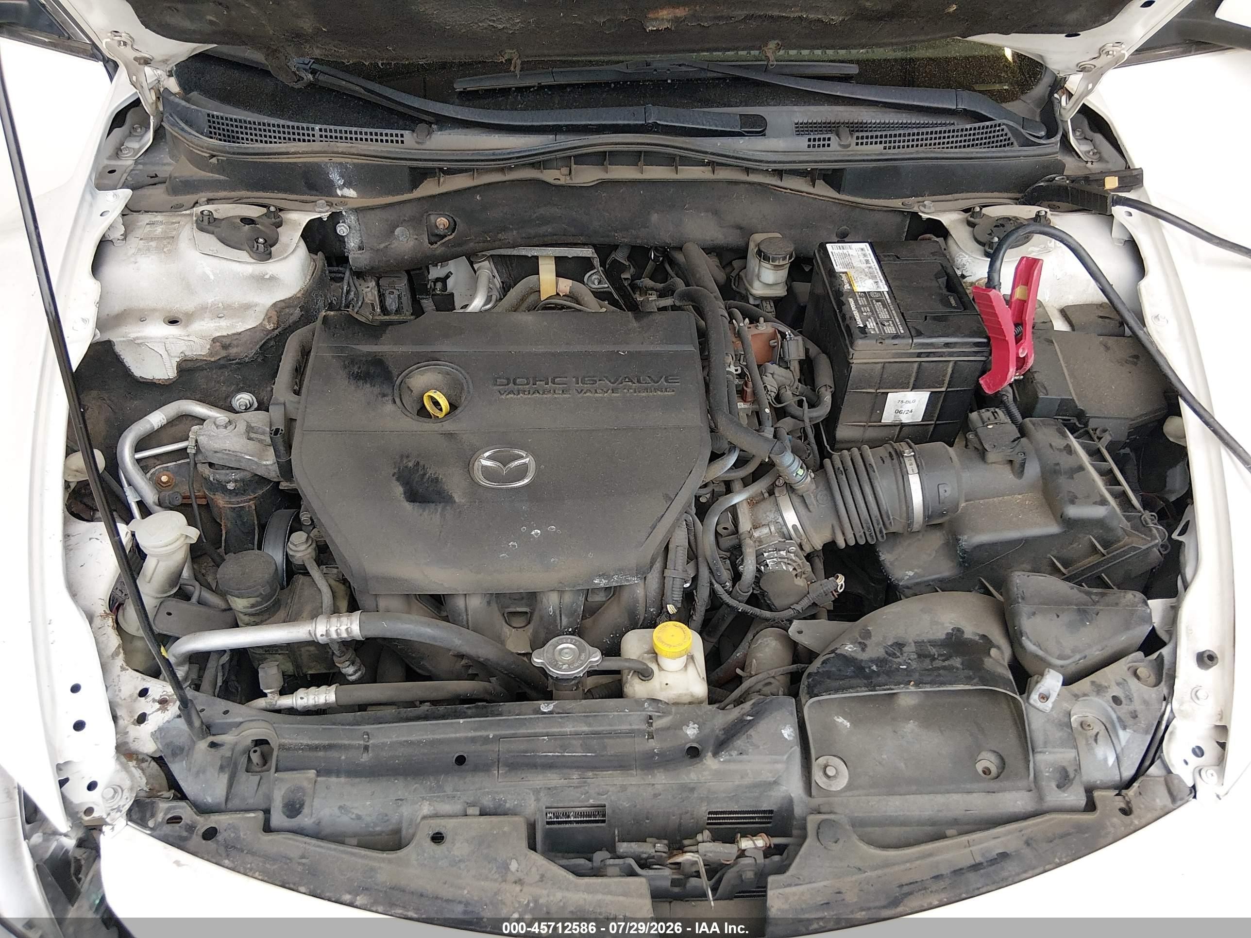 2011 Mazda Mazda6 I Sport White vin: 1YVHZ8BH2B5M11121