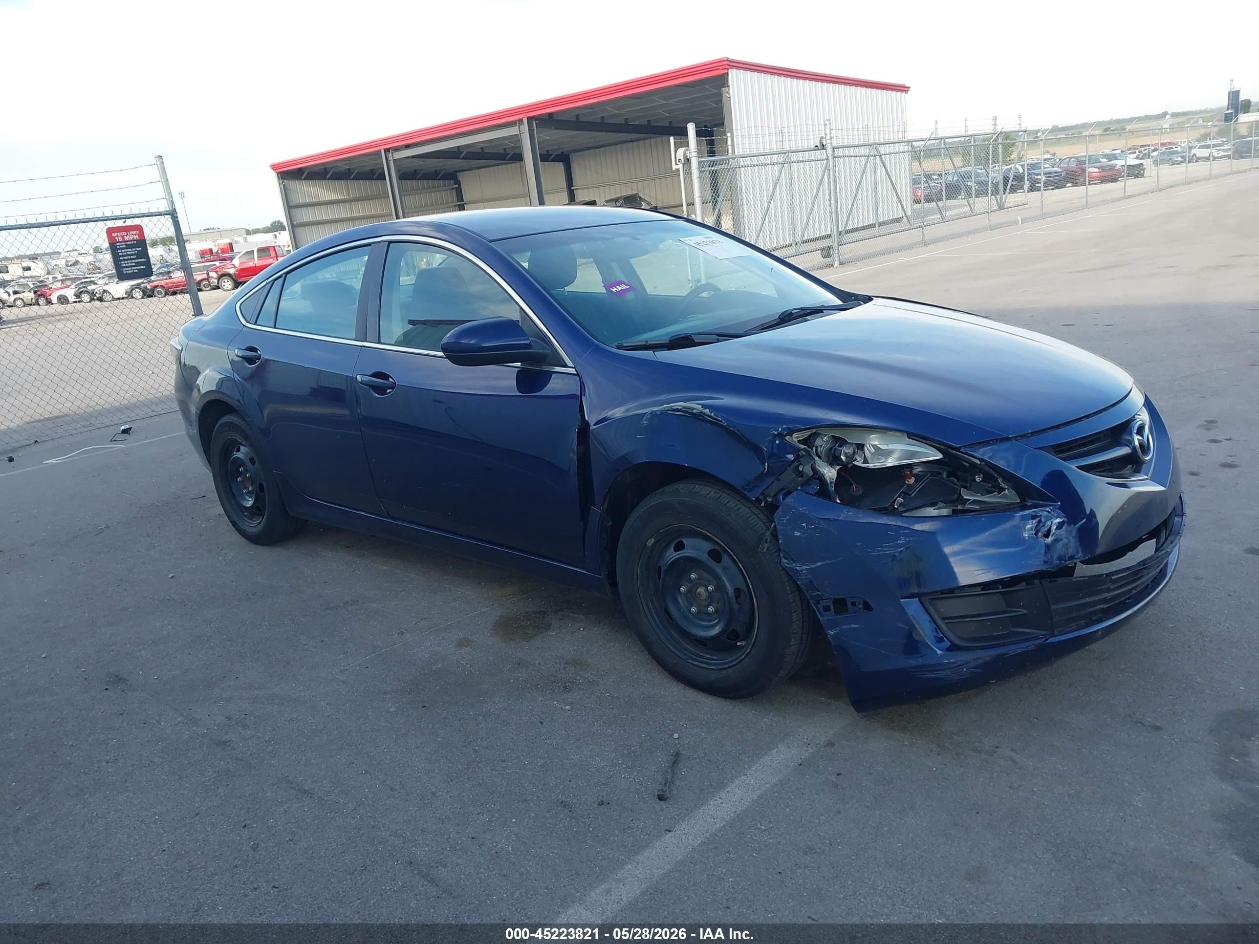 2011 Mazda Mazda6 I Sport Blue vin: 1YVHZ8BH2B5M12771