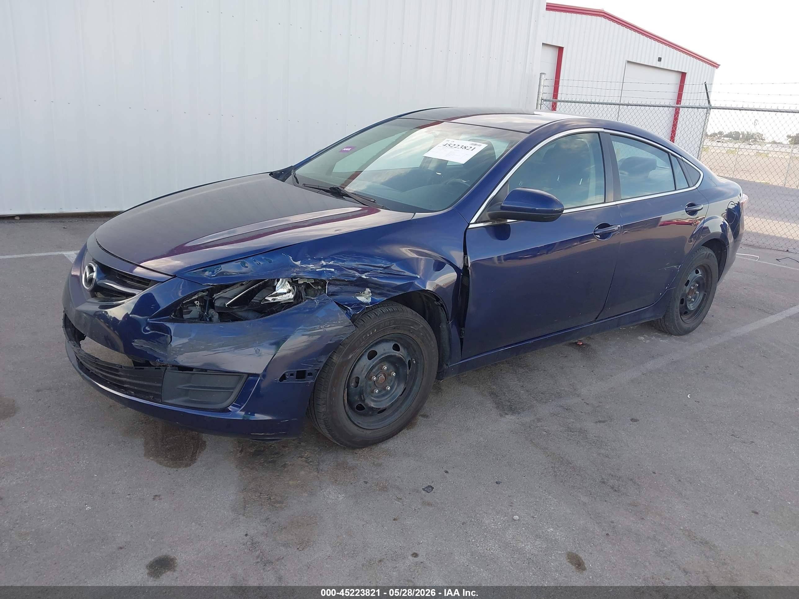 2011 Mazda Mazda6 I Sport Blue vin: 1YVHZ8BH2B5M12771