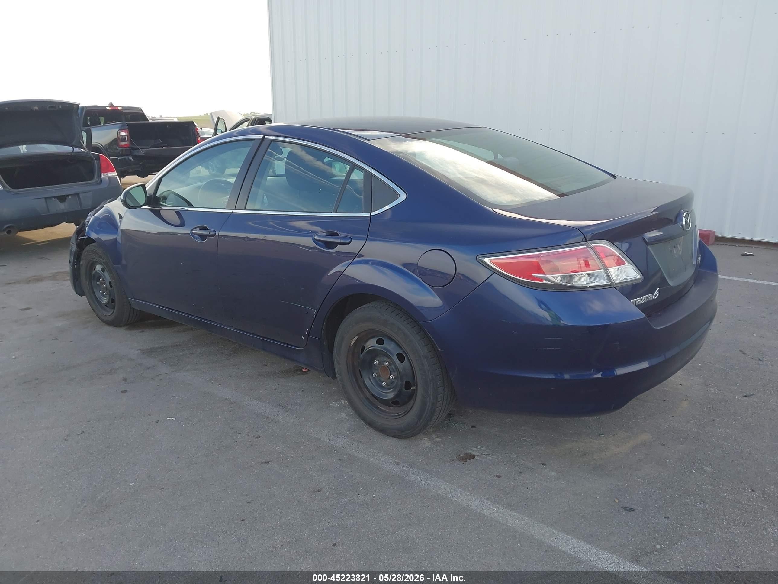 2011 Mazda Mazda6 I Sport Blue vin: 1YVHZ8BH2B5M12771