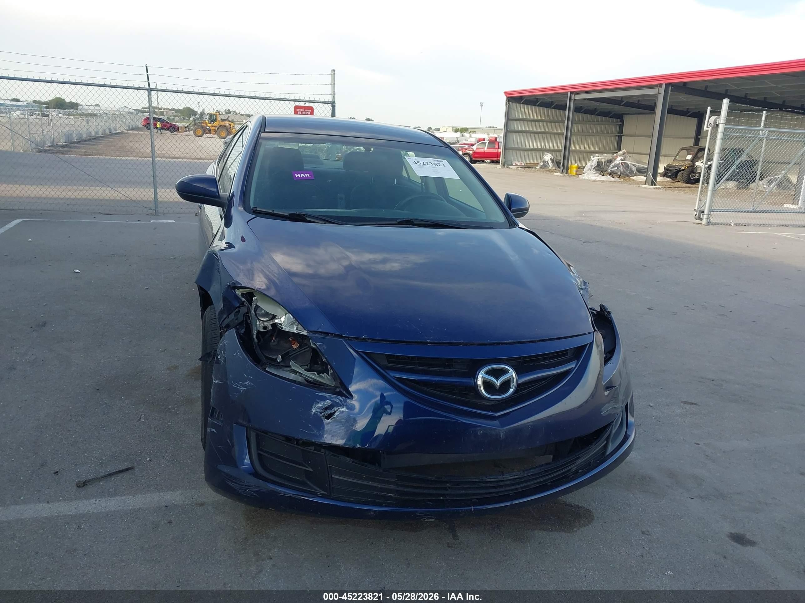 2011 Mazda Mazda6 I Sport Blue vin: 1YVHZ8BH2B5M12771