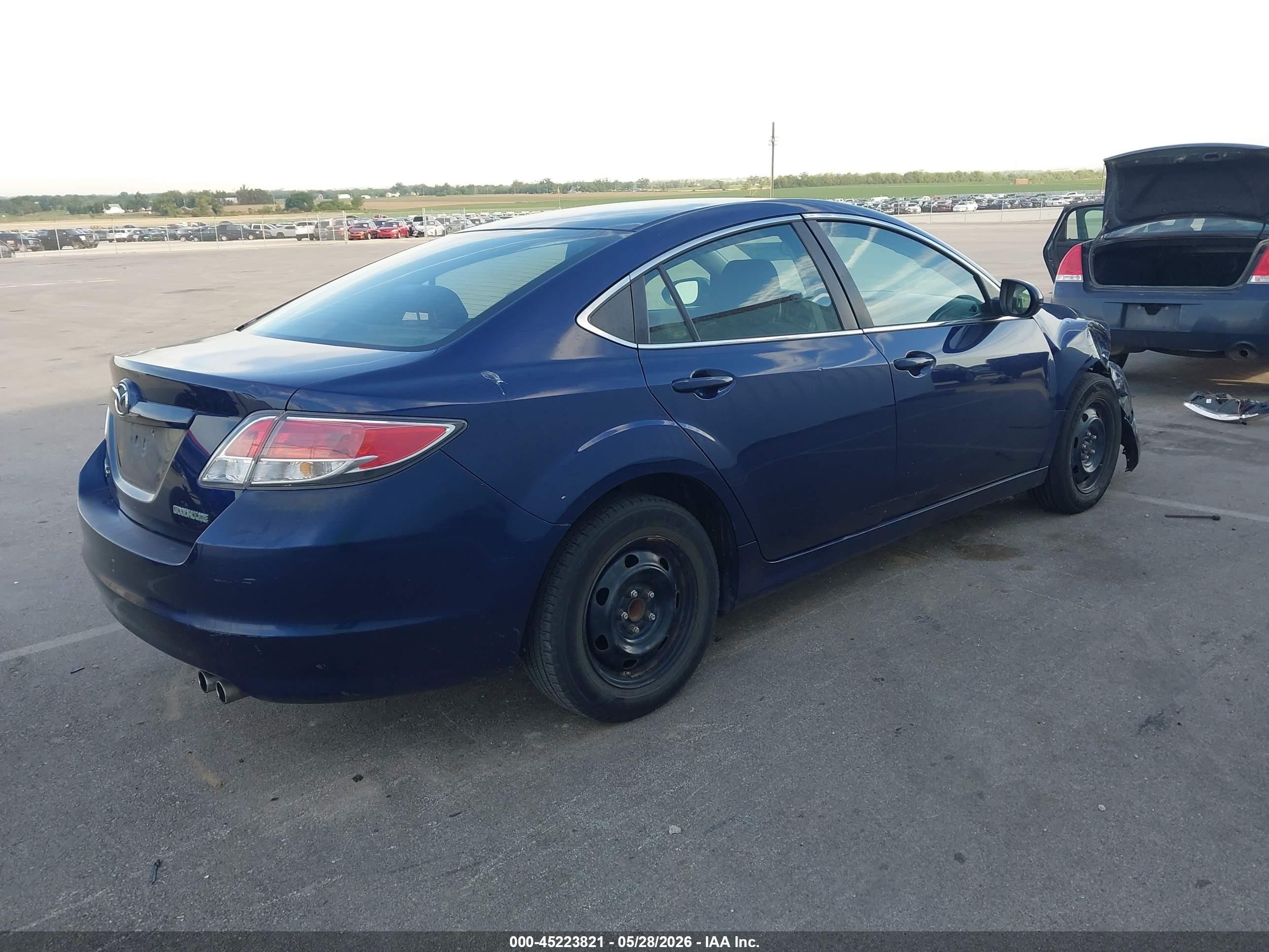 2011 Mazda Mazda6 I Sport Blue vin: 1YVHZ8BH2B5M12771