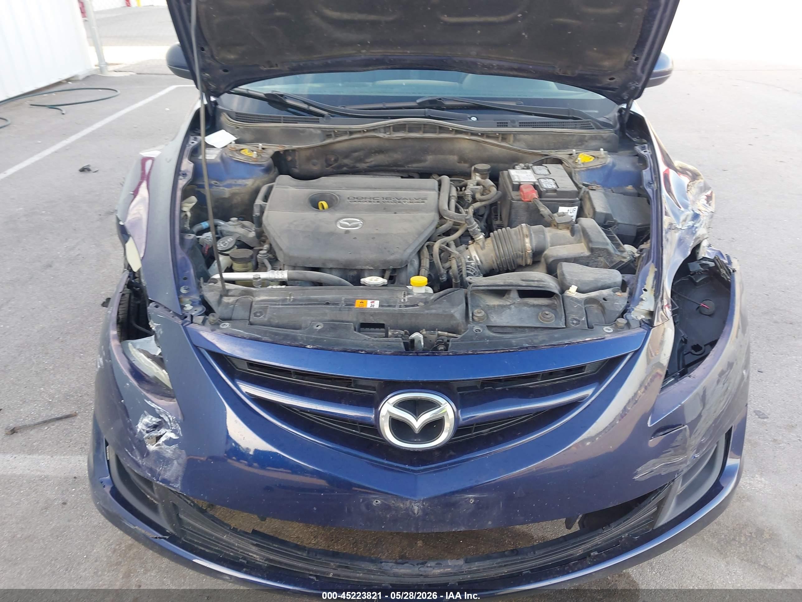 2011 Mazda Mazda6 I Sport Blue vin: 1YVHZ8BH2B5M12771