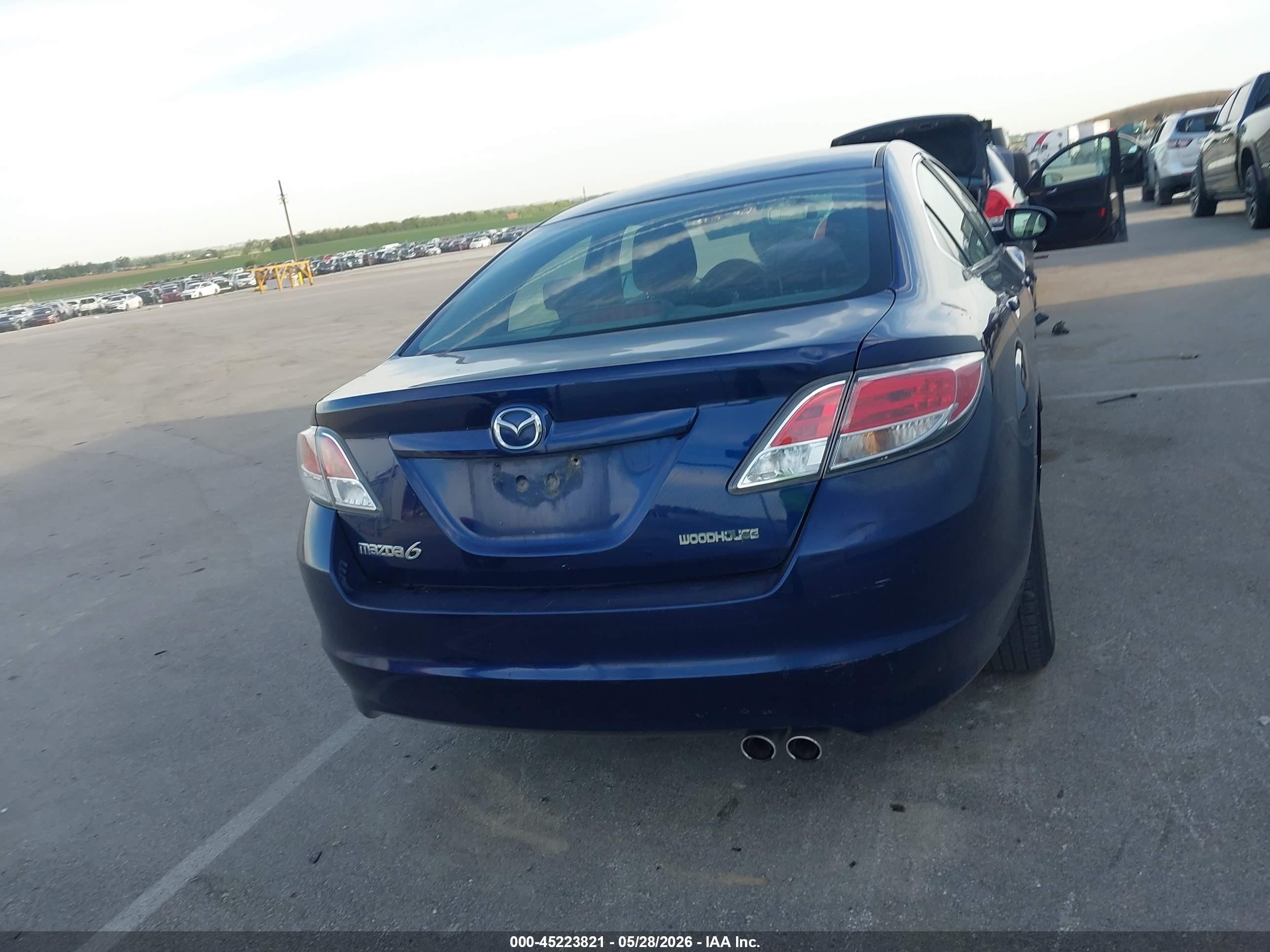 2011 Mazda Mazda6 I Sport Blue vin: 1YVHZ8BH2B5M12771