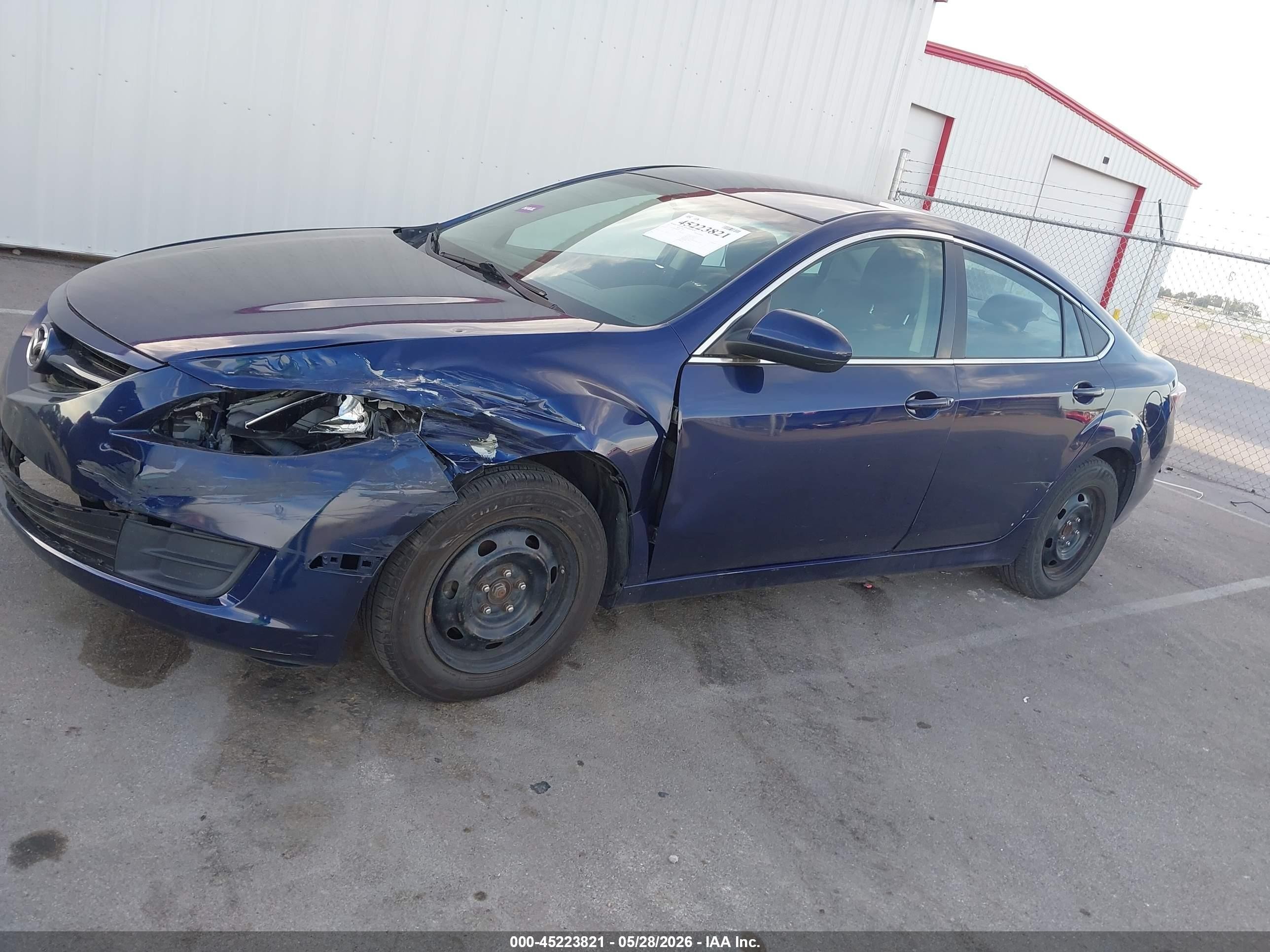 2011 Mazda Mazda6 I Sport Blue vin: 1YVHZ8BH2B5M12771