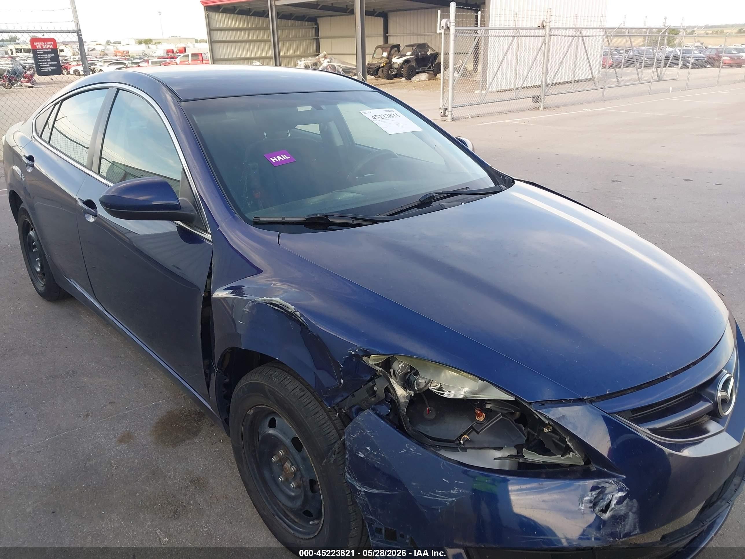 2011 Mazda Mazda6 I Sport Blue vin: 1YVHZ8BH2B5M12771