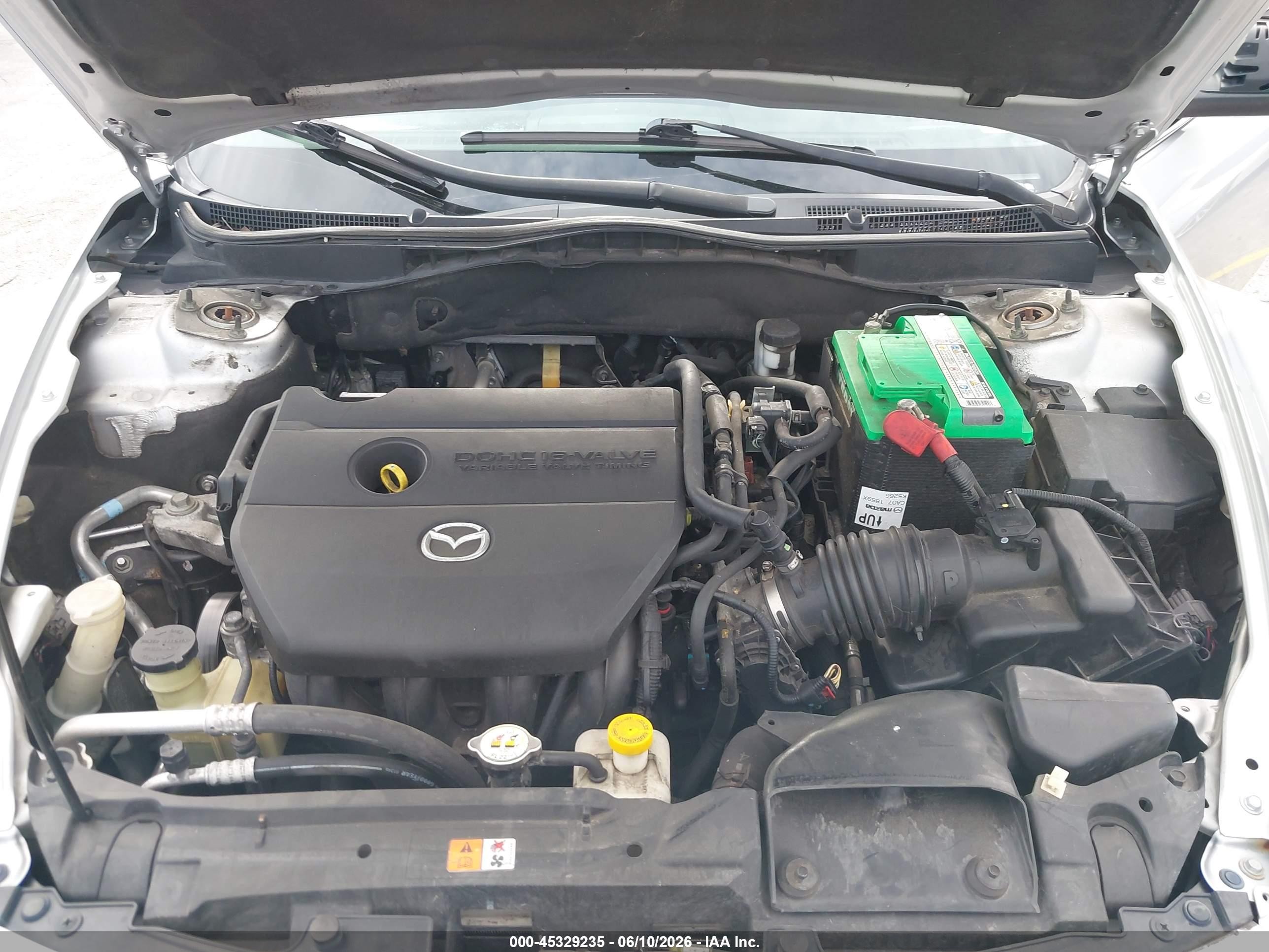 2011 Mazda Mazda6 I Sport Серебряный vin: 1YVHZ8BH2B5M24290