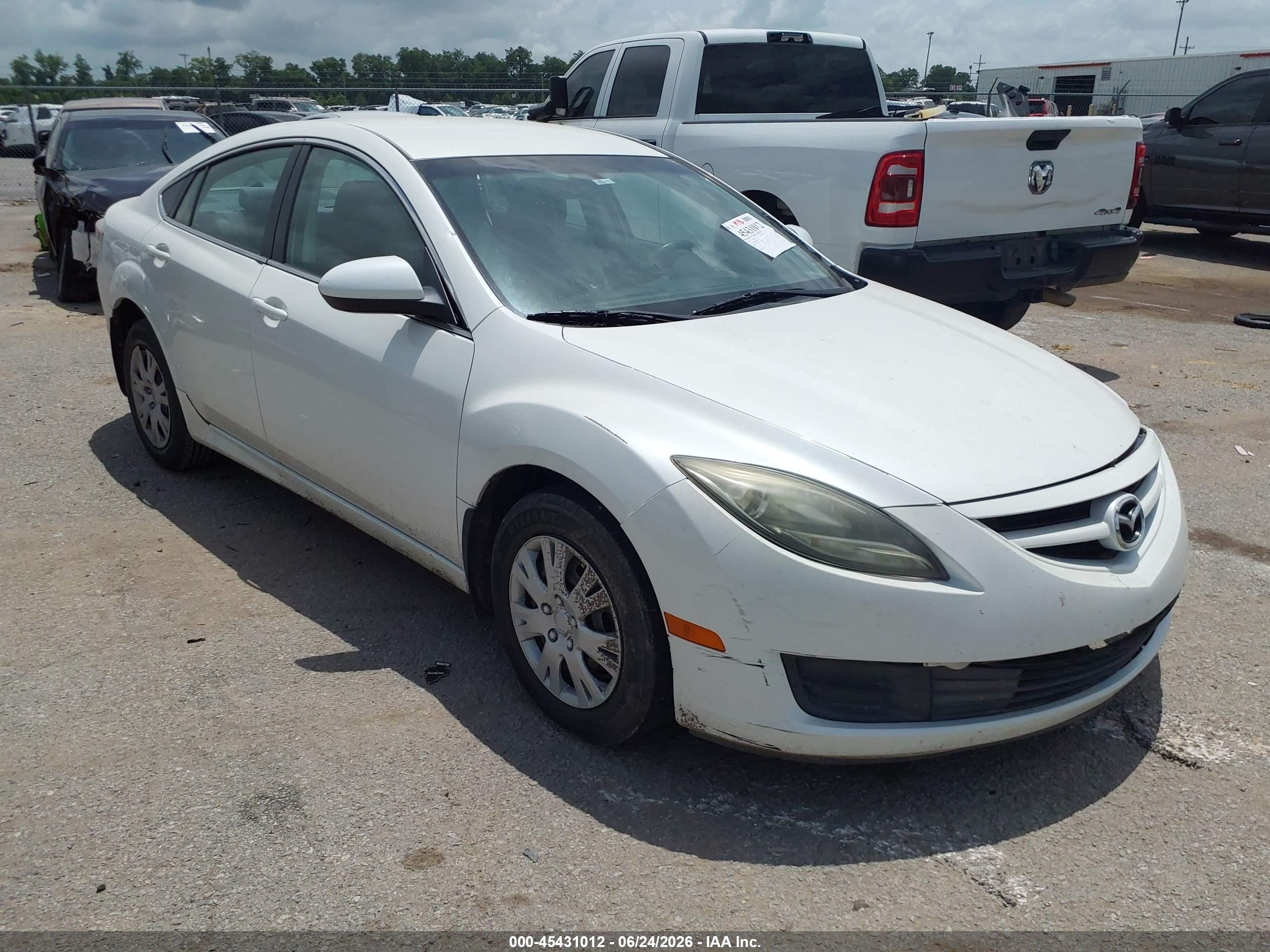 2011 Mazda Mazda6 I Sport White vin: 1YVHZ8BH2B5M27495