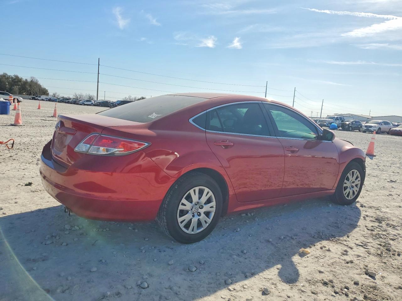 2012 Mazda 6 I Red vin: 1YVHZ8BH2C5M34853