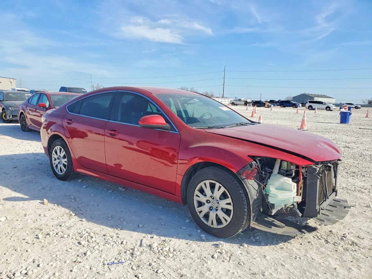 2012 Mazda 6 I Red vin: 1YVHZ8BH2C5M34853