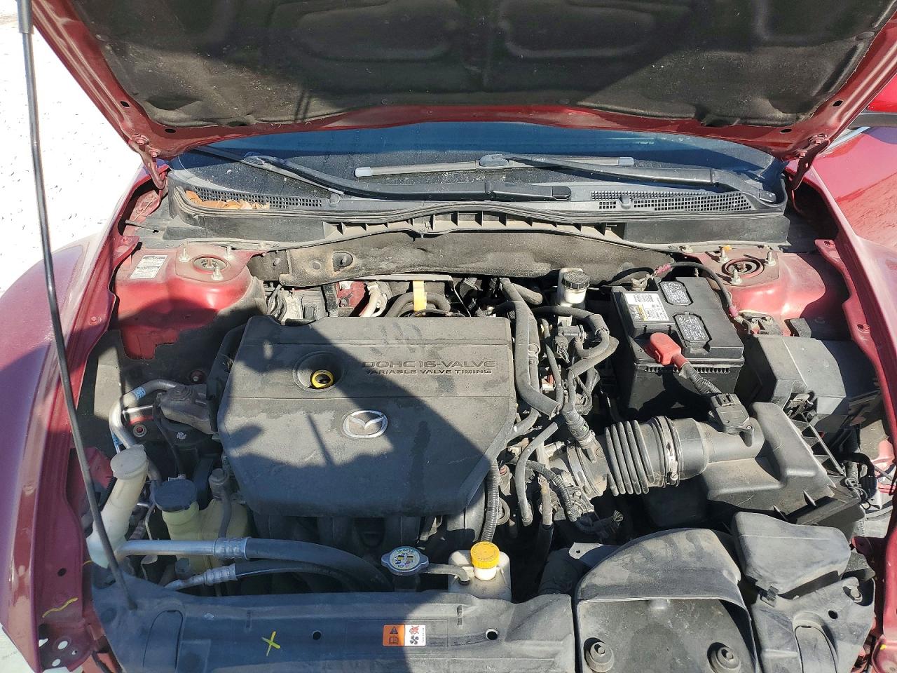 2012 Mazda 6 I Red vin: 1YVHZ8BH2C5M34853