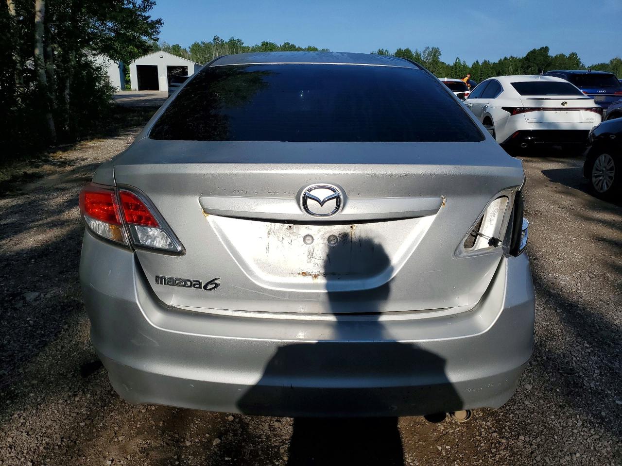 2013 Mazda 6 Sport Silver vin: 1YVHZ8BH2D5M01191