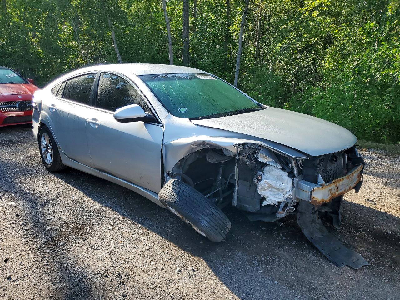 2013 Mazda 6 Sport Silver vin: 1YVHZ8BH2D5M01191