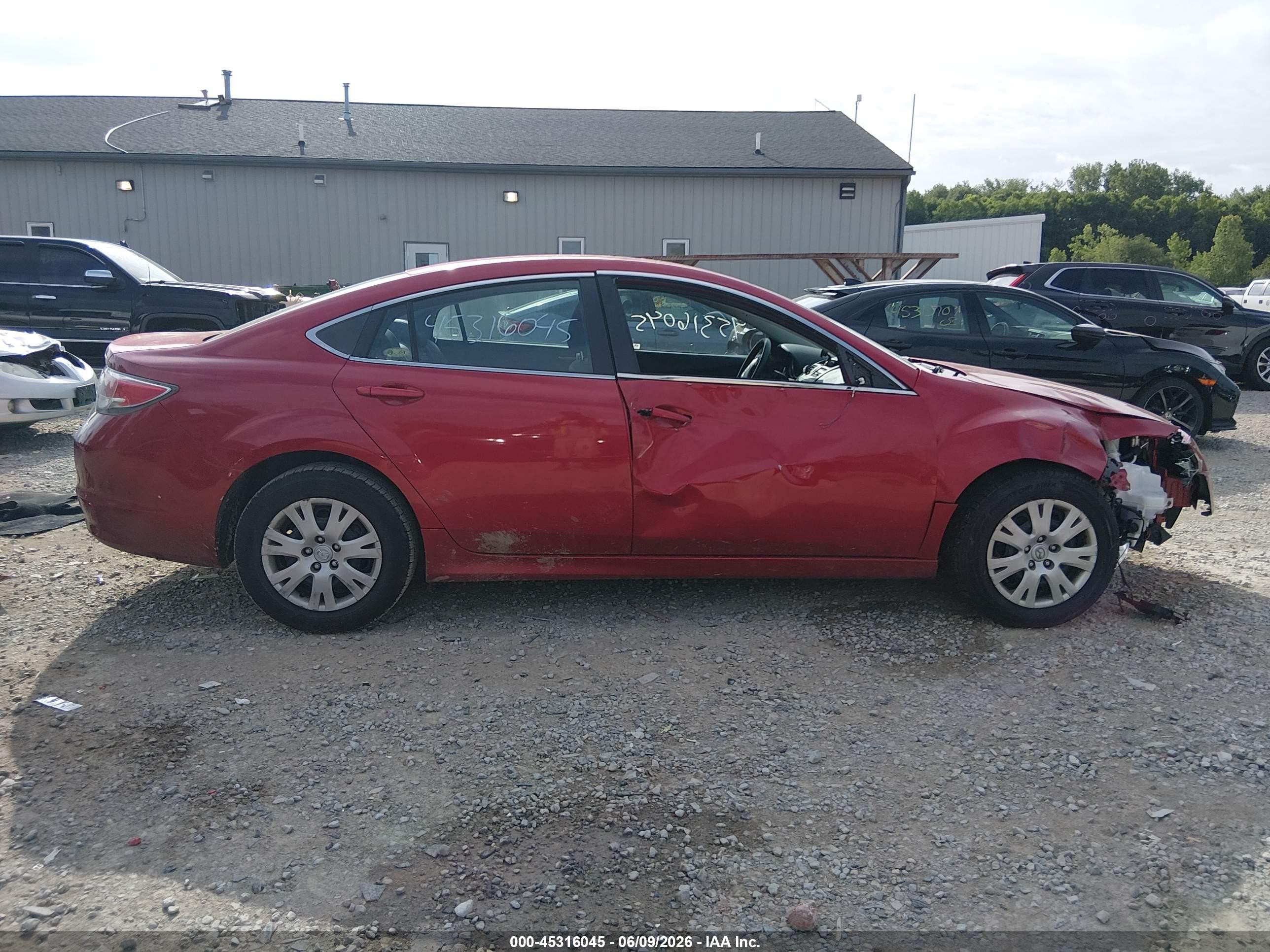 2013 Mazda Mazda6 I Sport Red vin: 1YVHZ8BH2D5M12272