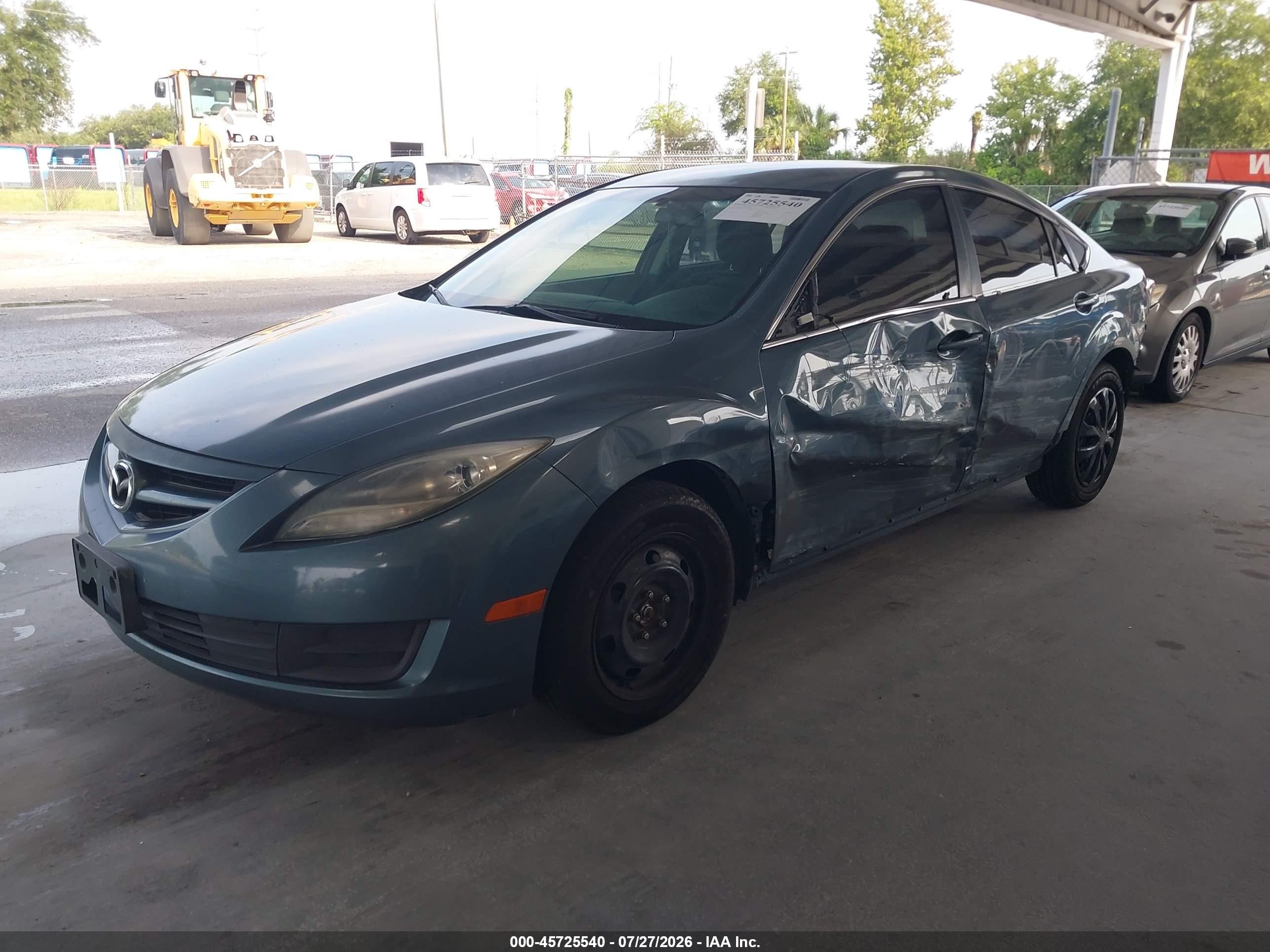 2013 Mazda Mazda6 I Sport Синий vin: 1YVHZ8BH2D5M12370