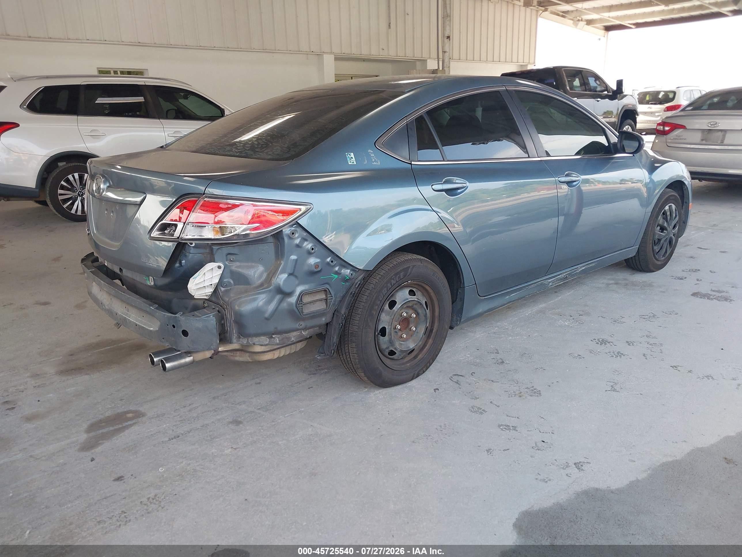 2013 Mazda Mazda6 I Sport Синий vin: 1YVHZ8BH2D5M12370