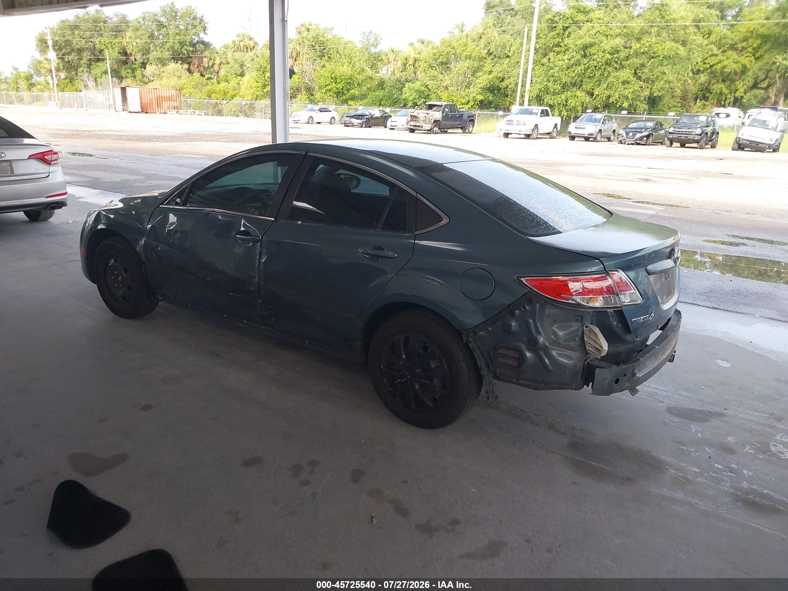 2013 Mazda Mazda6 I Sport Синий vin: 1YVHZ8BH2D5M12370