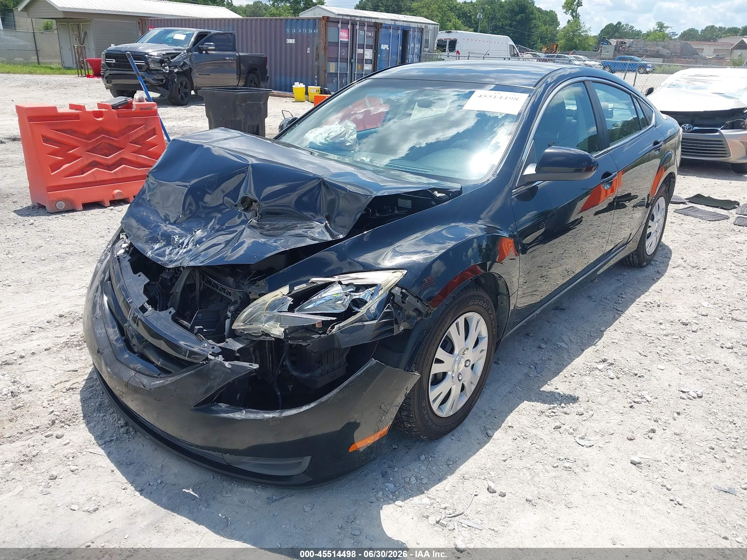 2010 Mazda Mazda6 I Sport Black vin: 1YVHZ8BH3A5M11191