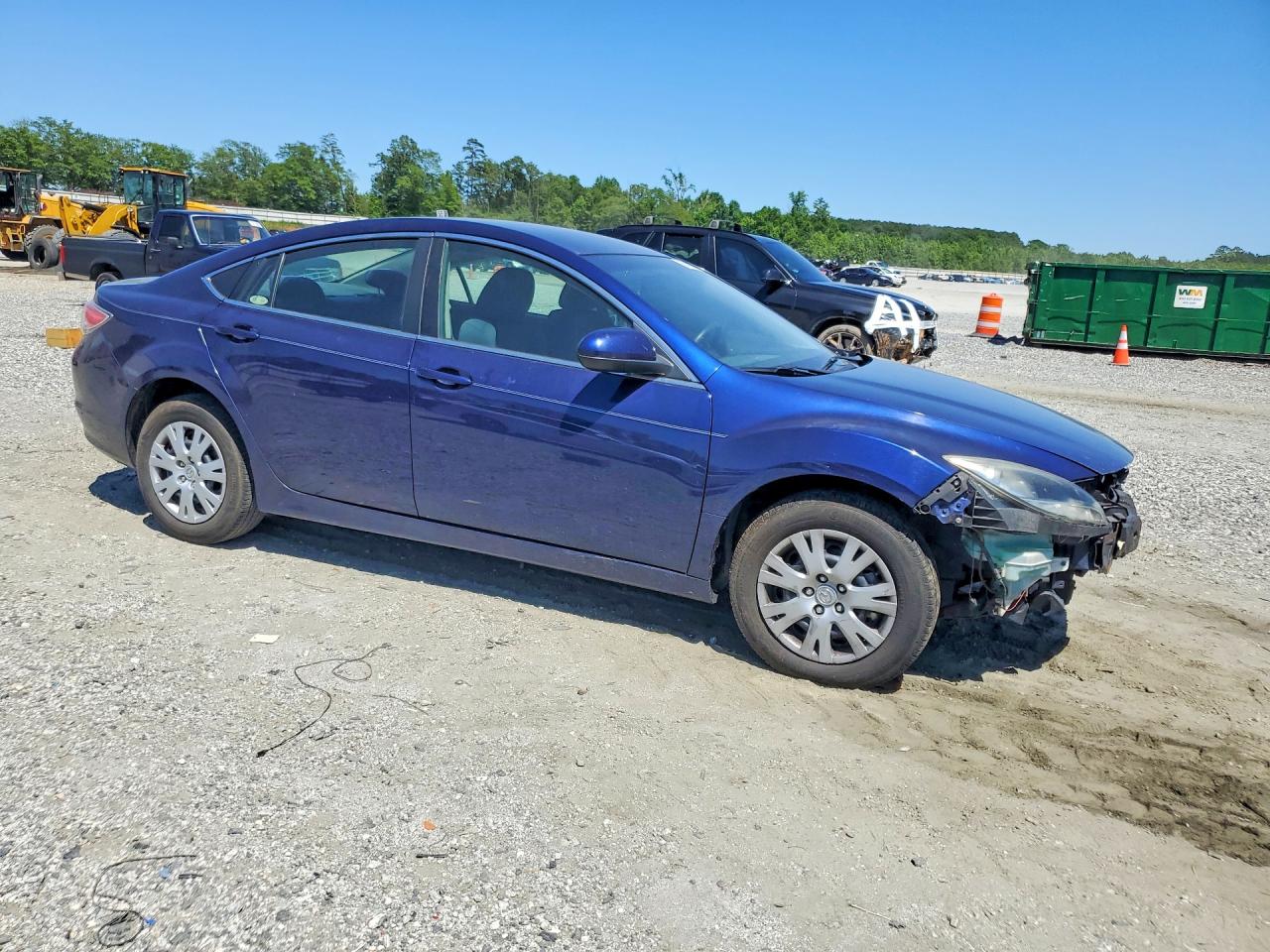 2011 Mazda 6 I Blue vin: 1YVHZ8BH3B5M15565